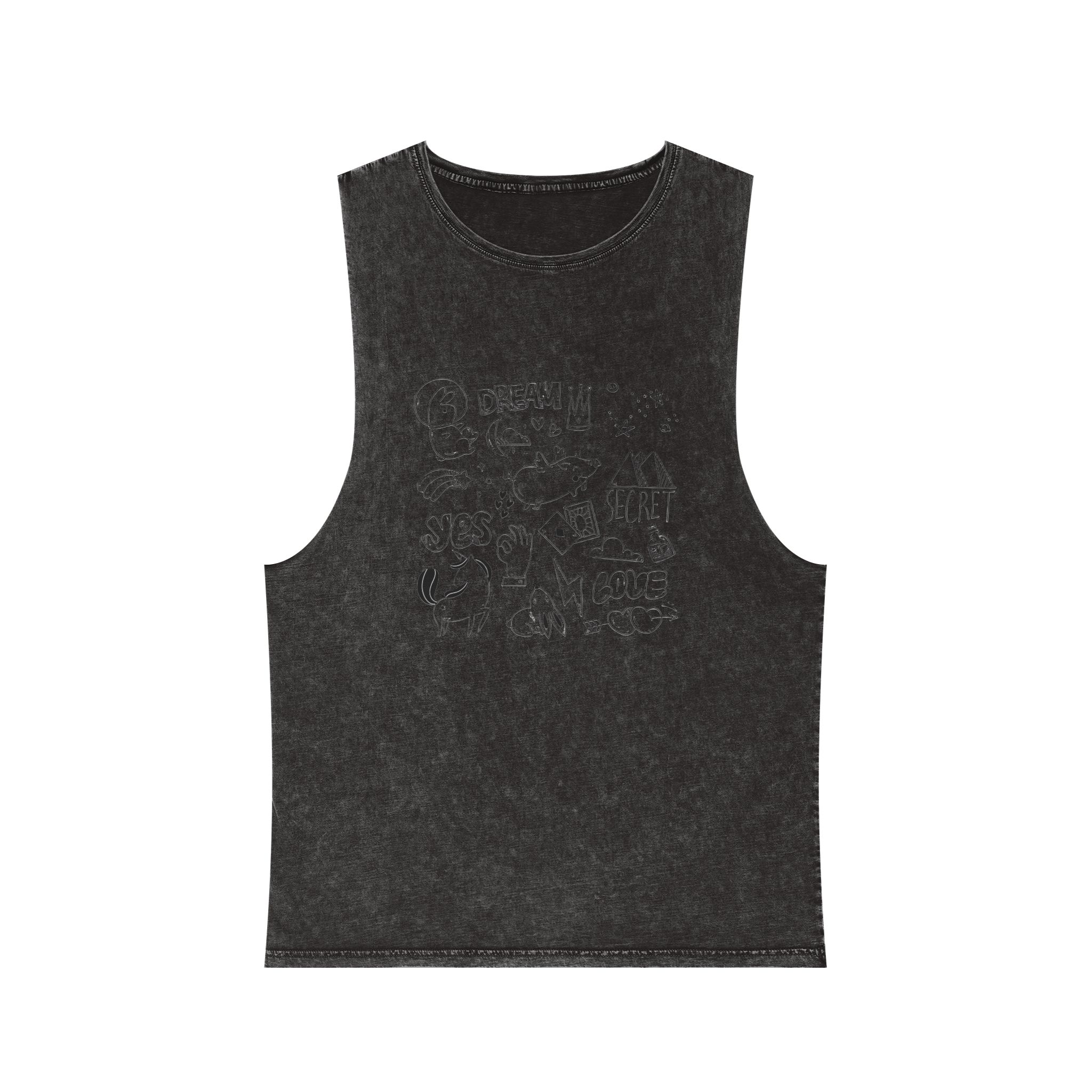Unicorn V146 Unisex Stonewash Tank Top