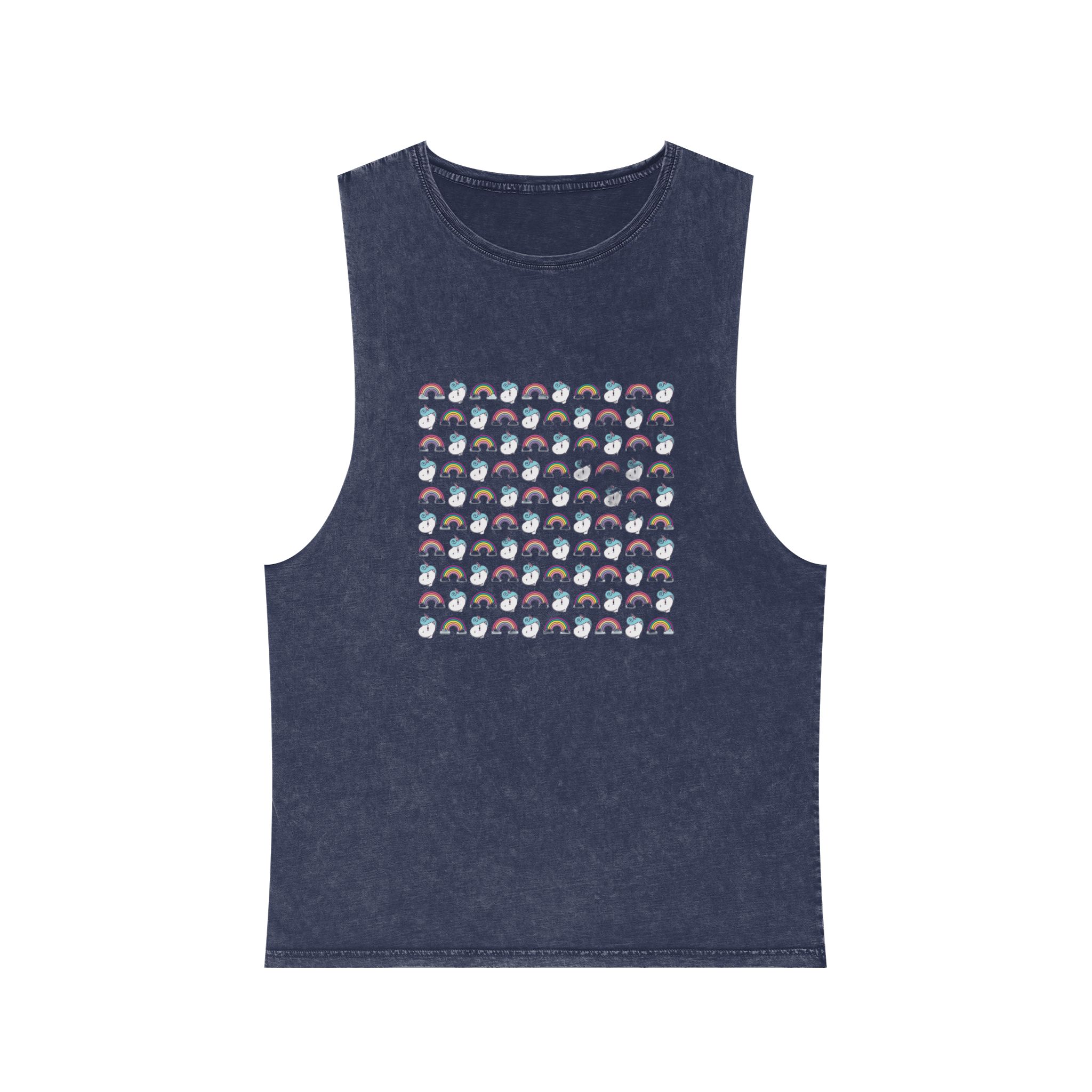 Unicorn V119 Unisex Stonewash Tank Top - Image 13