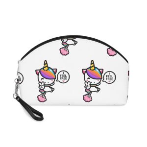 Cute Unicorn Is Flying With Fart Makeup Bag