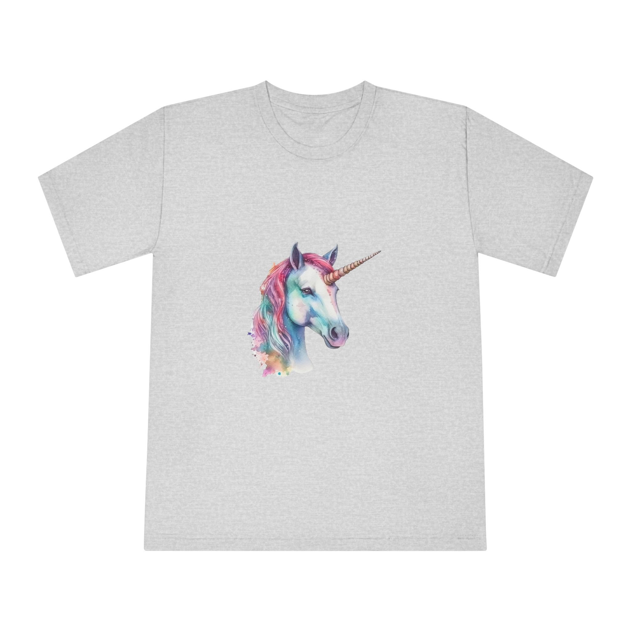 Cute Watercolor Unicorn Illustration Ai Generativexa (1) Unisex Classic Crewneck T Shirt - Image 13