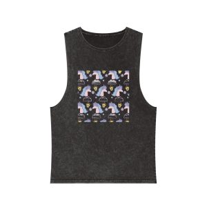 Unicorn V148 Unisex Stonewash Tank Top