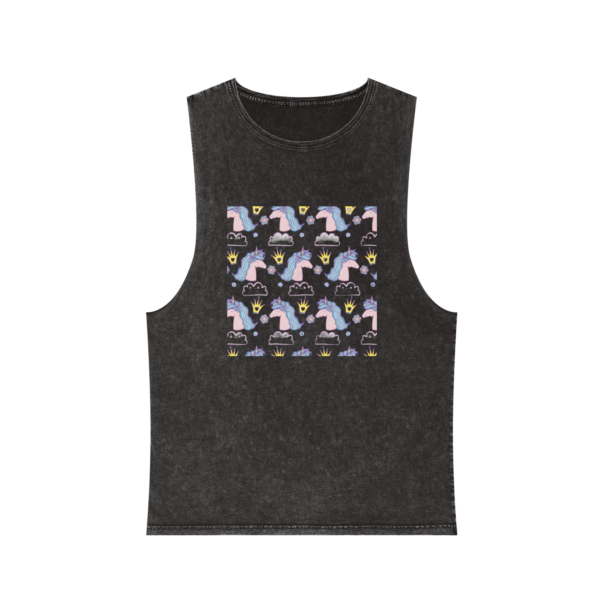 Unicorn V148 Unisex Stonewash Tank Top