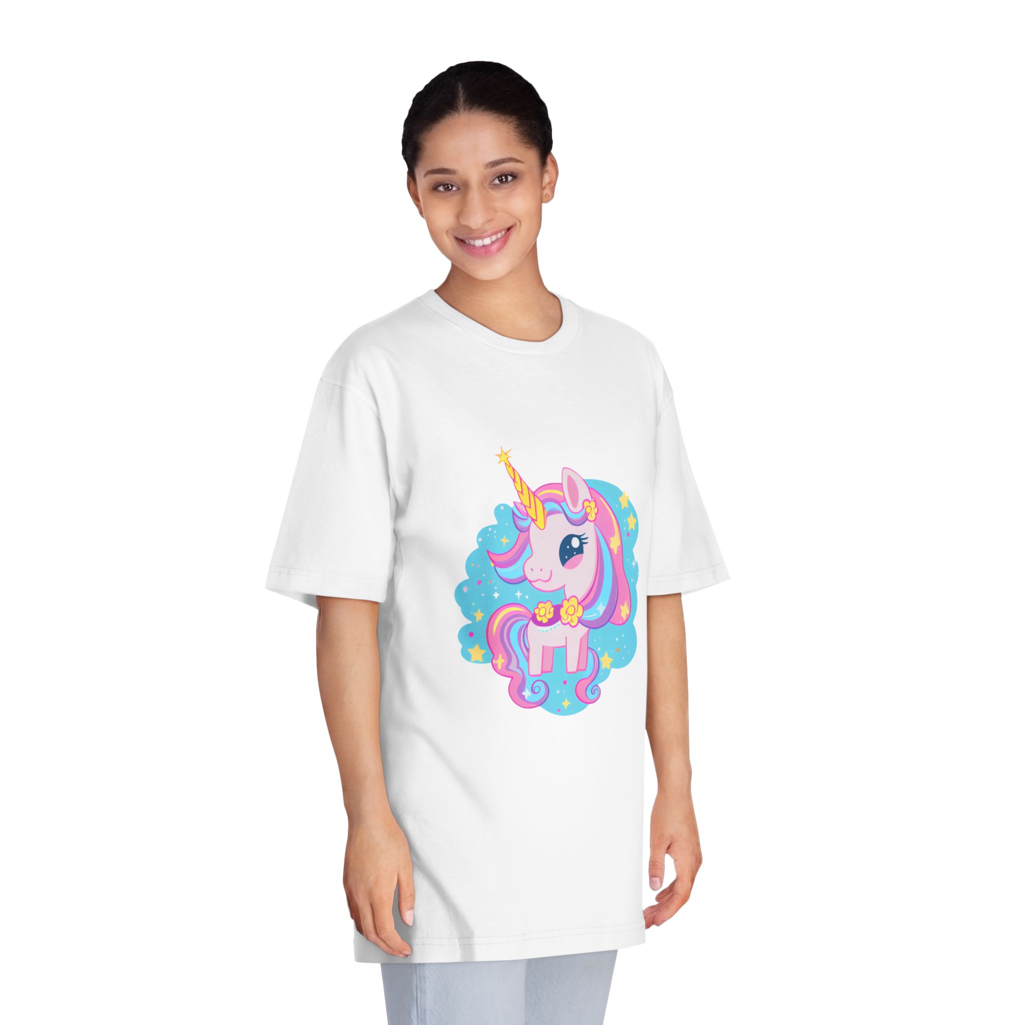 Unicorns 245 Unisex Classic Crewneck T Shirt - Image 3