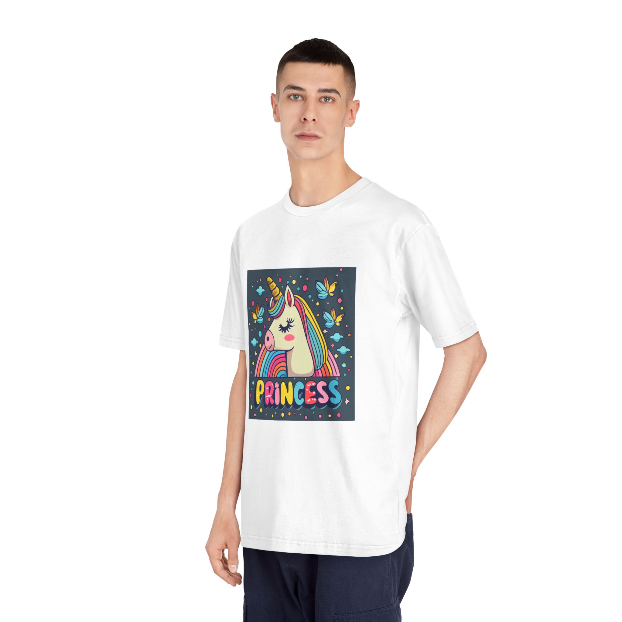 Unicorn V921 Unisex Classic Crewneck T Shirt - Image 4