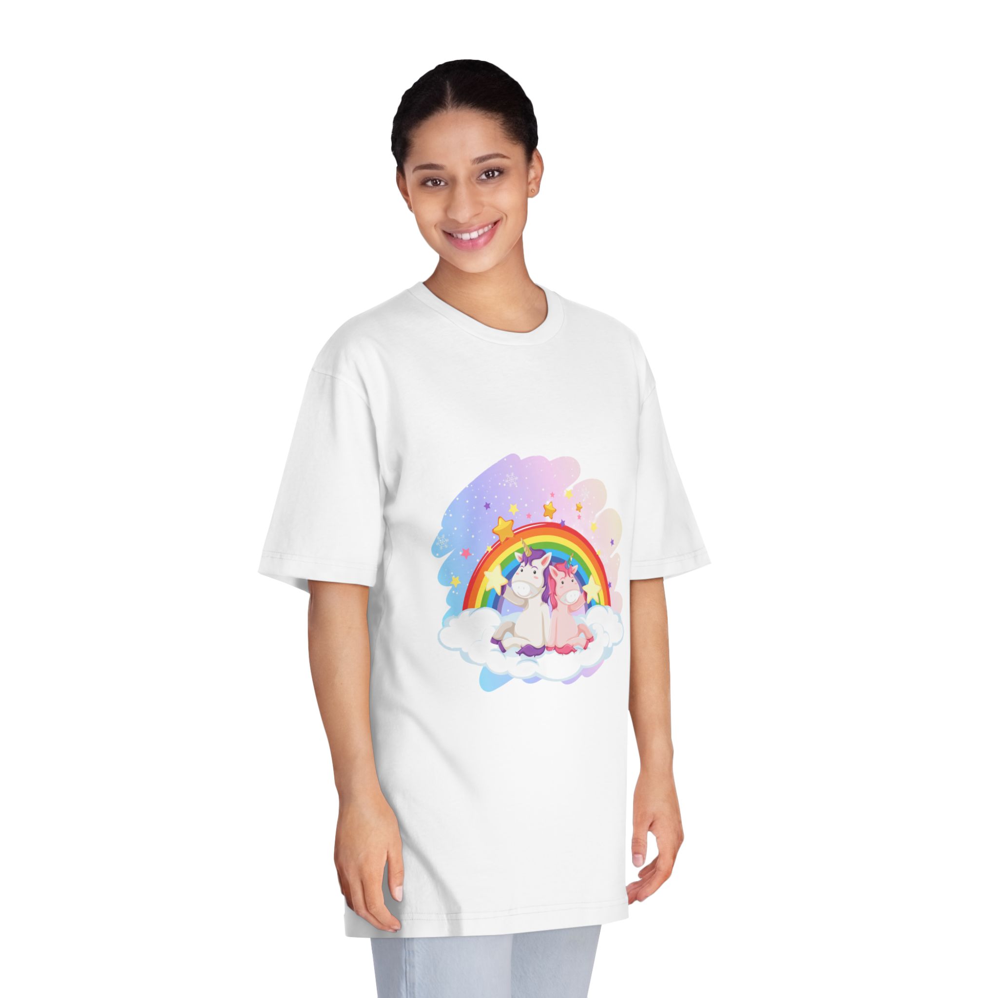Unicorn V637 Unisex Classic Crewneck T Shirt - Image 3