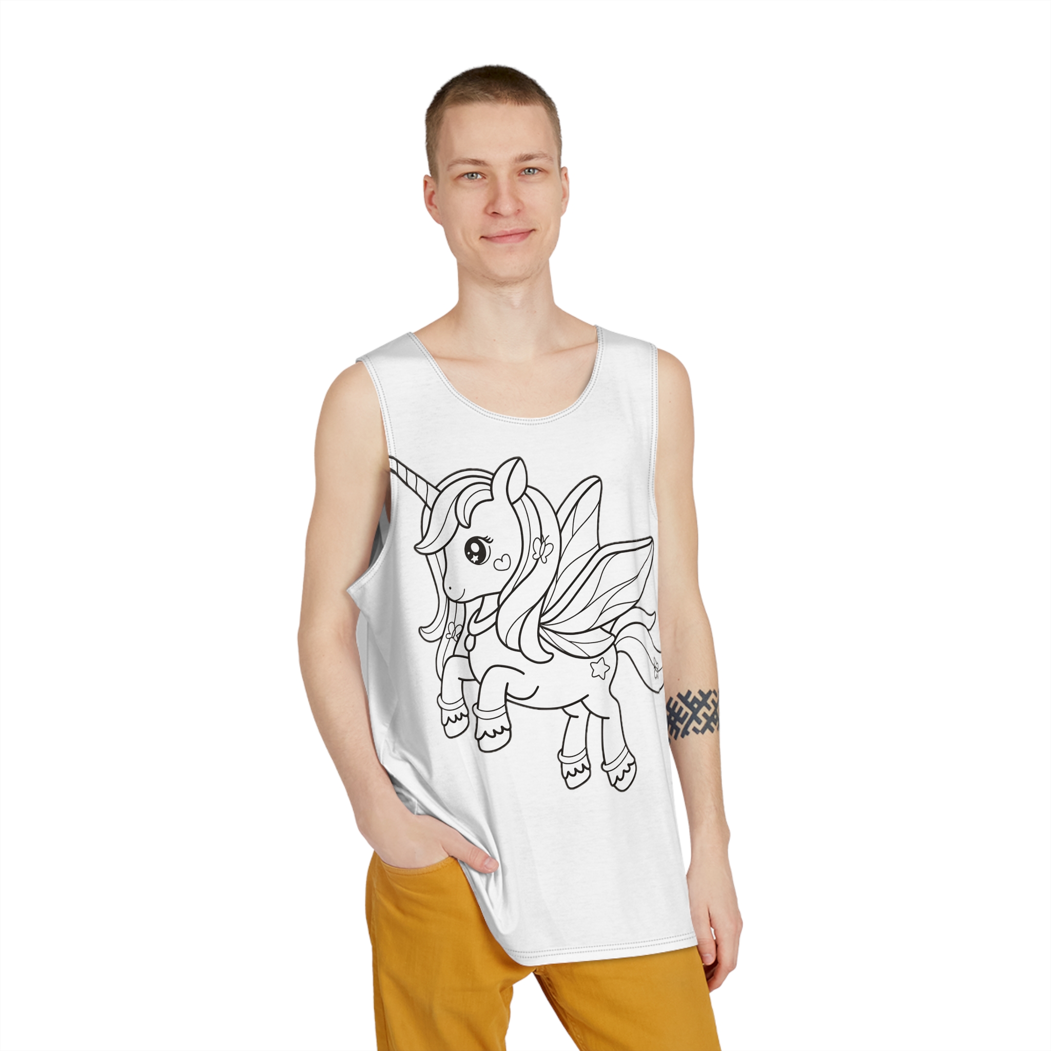 Unicorn V782 Mens Tank Aop - Image 3