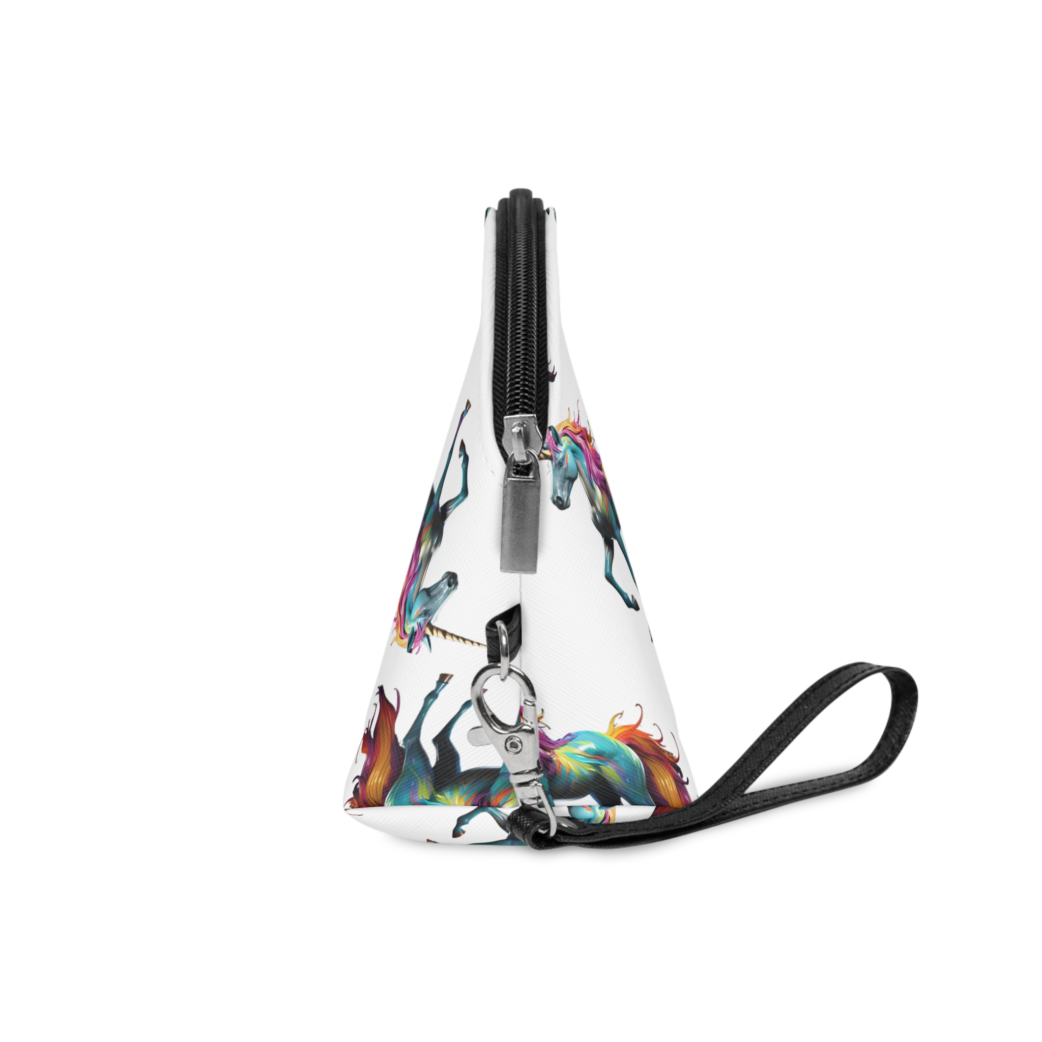 Mythical Unicorn With Oil Spill Colors Fotor Bg Remover 2023110415173 Makeup Bag - Image 3