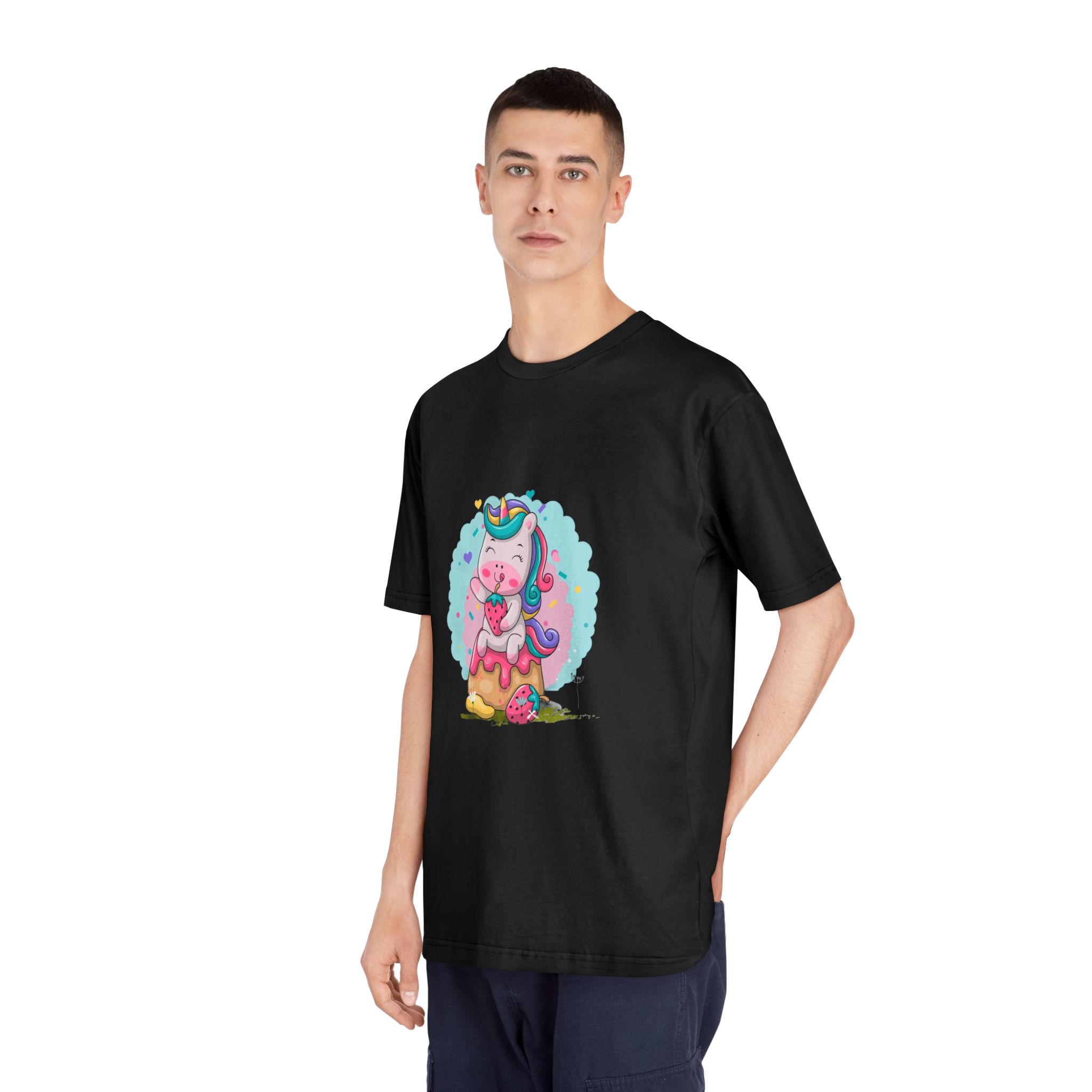 Unicorn V548 Unisex Classic Crewneck T Shirt - Image 8