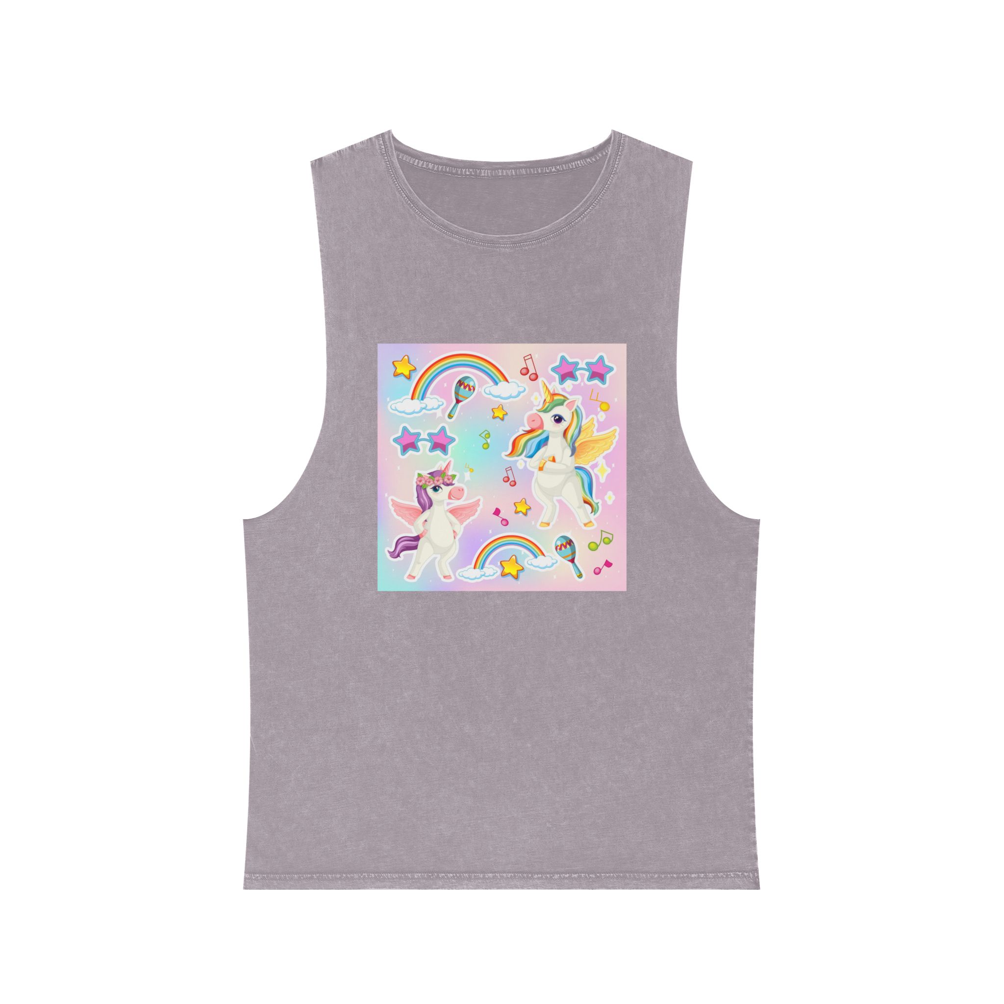 Unicorn V460 Unisex Stonewash Tank Top - Image 17