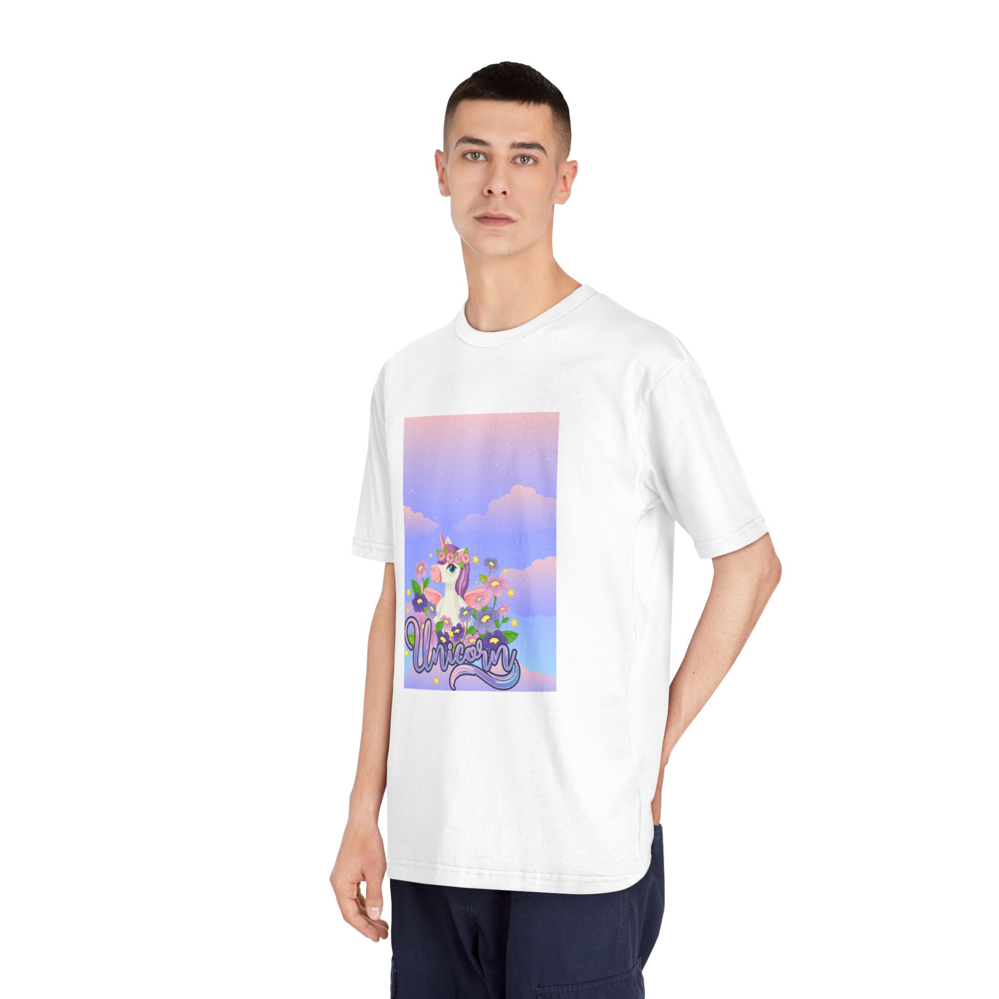 Unicorn V482 Unisex Classic Crewneck T Shirt - Image 4