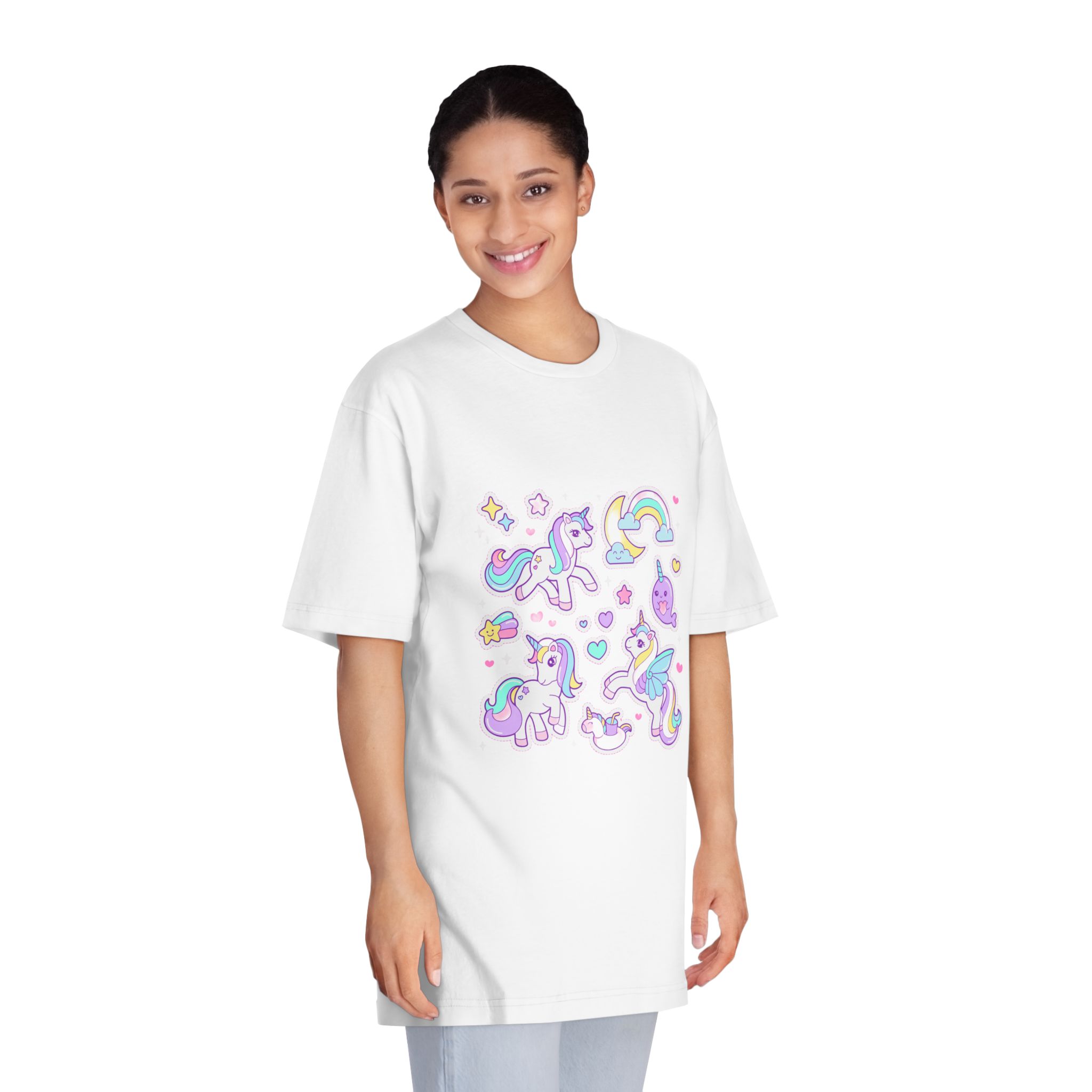 Unicorn V893 Unisex Classic Crewneck T Shirt - Image 3