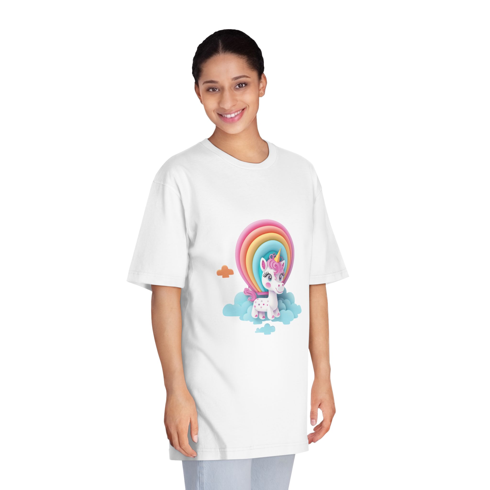 Unicorns 288 Unisex Classic Crewneck T Shirt - Image 3