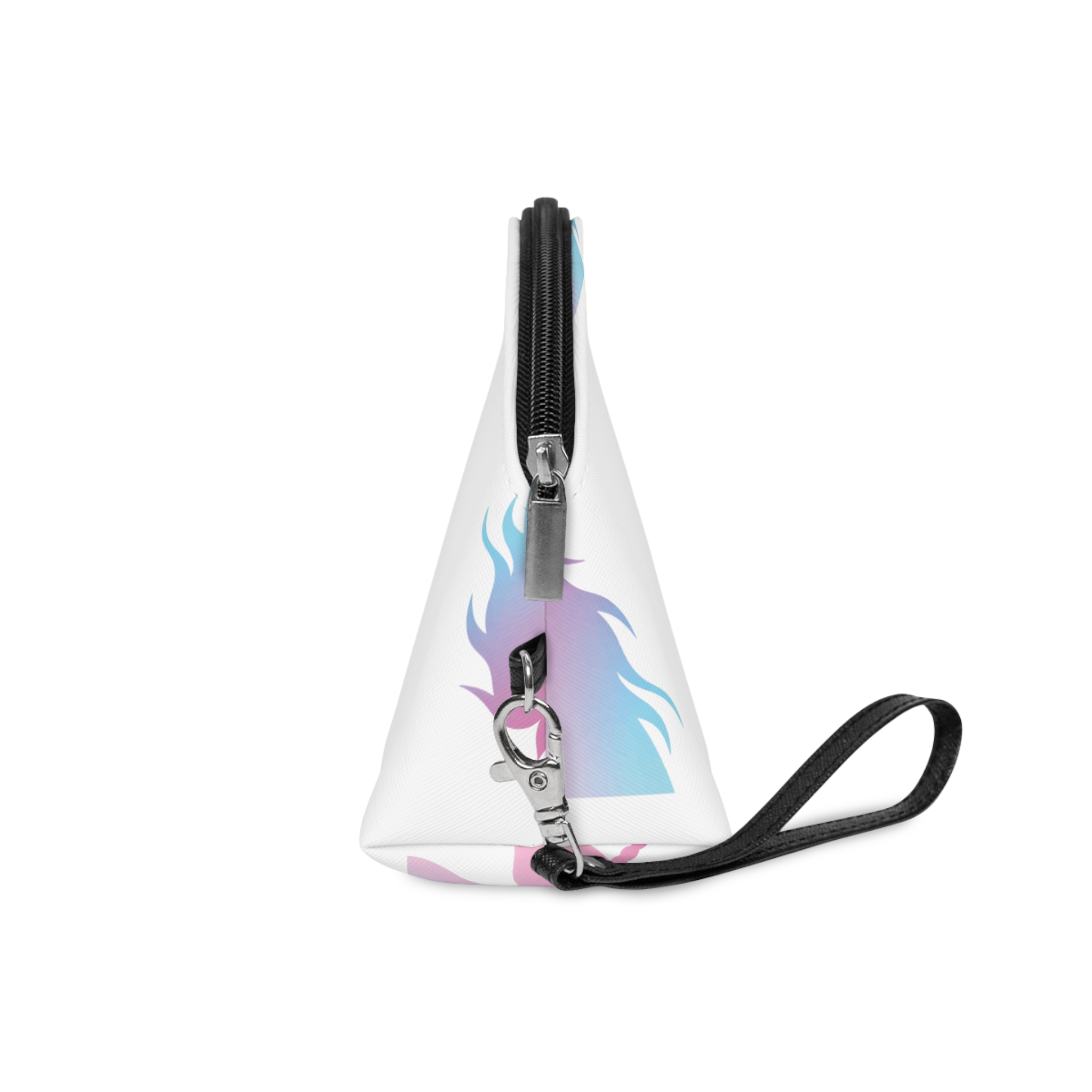 Pastel Unicorn Silhouette Art Makeup Bag - Image 3