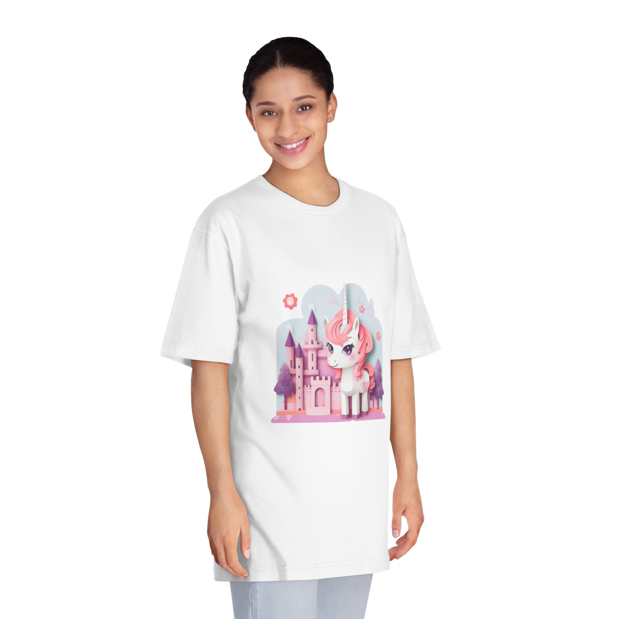 Unicorns 342 Unisex Classic Crewneck T Shirt - Image 3