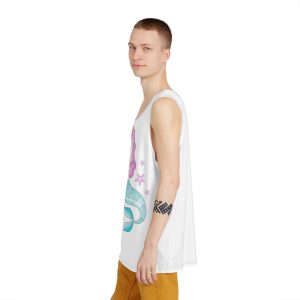 Beautiful Seahorse Unicorn With Pink Mane Mens Tank Aop