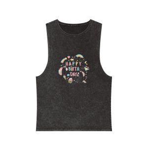 Unicorn V143 Unisex Stonewash Tank Top
