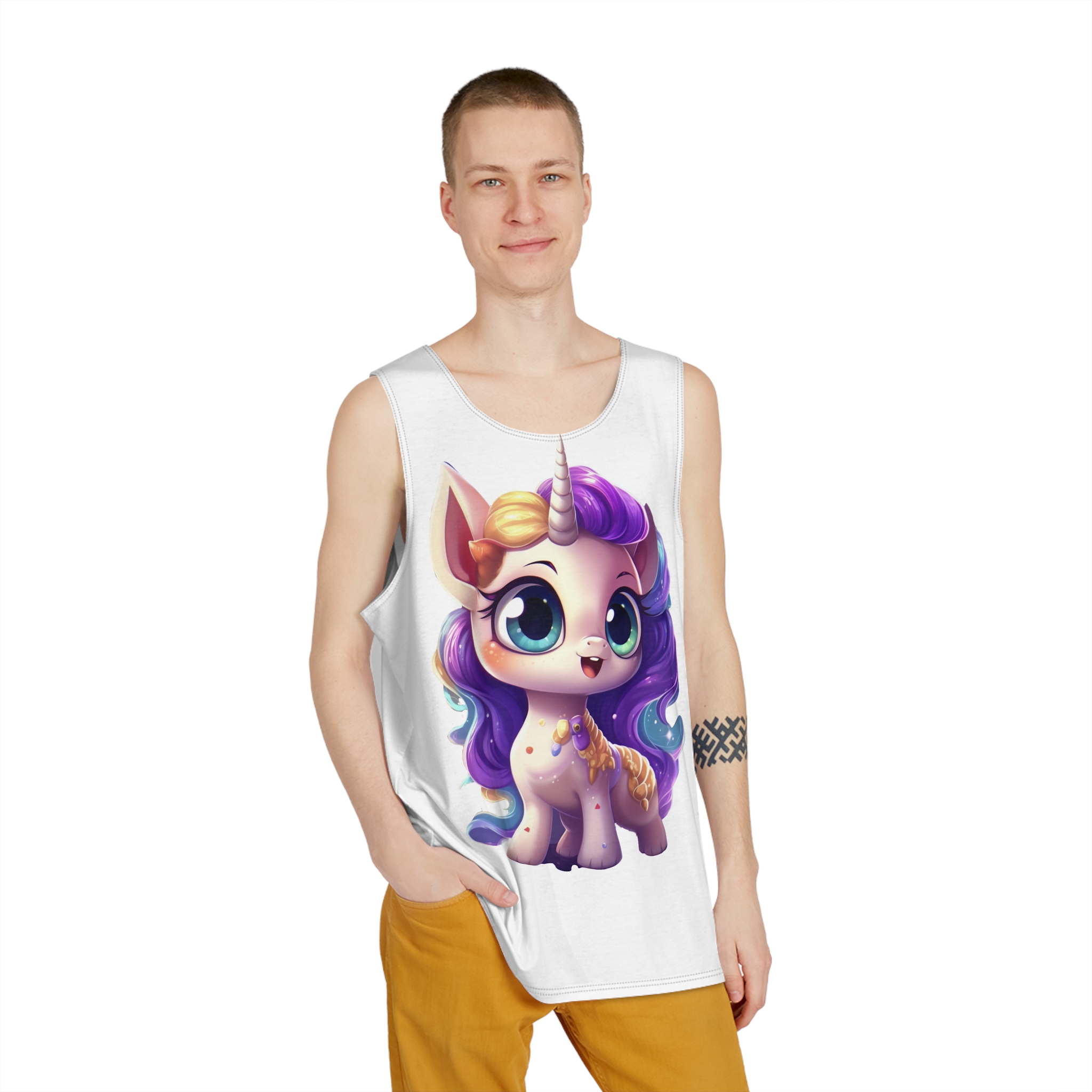 Unicorns 165 Mens Tank Aop - Image 3