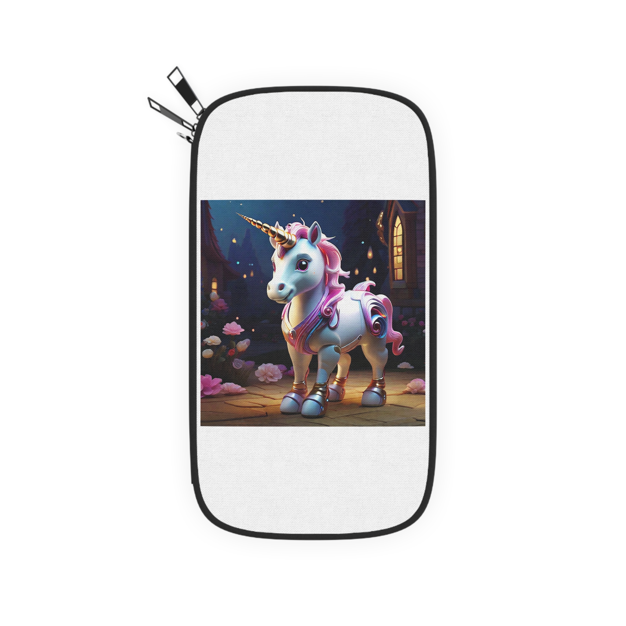 Animated Unicorn Children Generated By Ai (9) Passport Wallet - Image 2