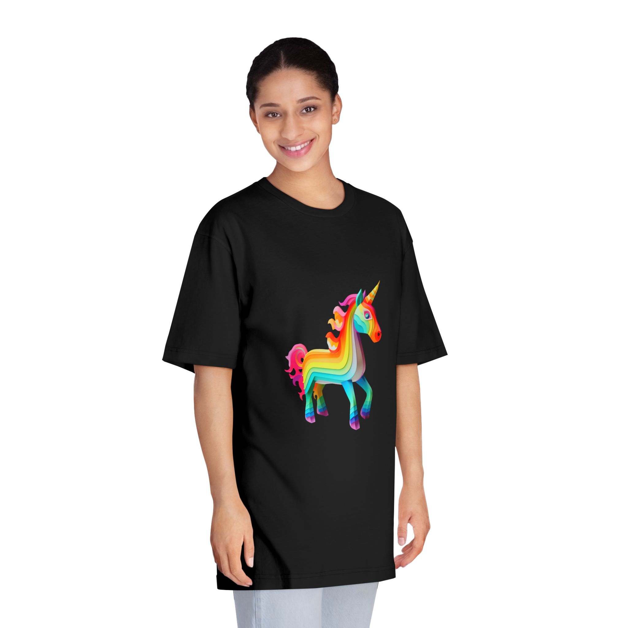 Unicorns 373 Unisex Classic Crewneck T Shirt - Image 7