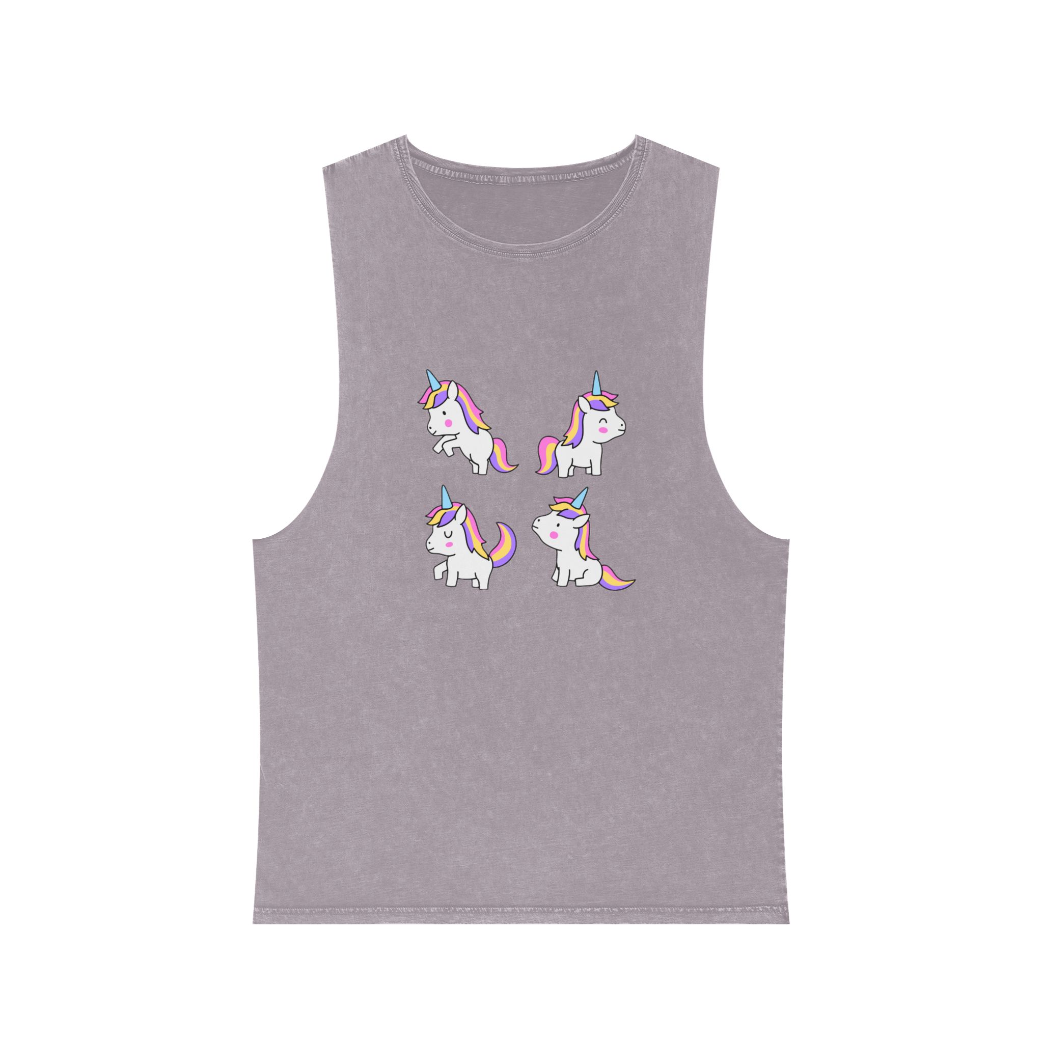 Unicorn V286 Unisex Stonewash Tank Top - Image 17