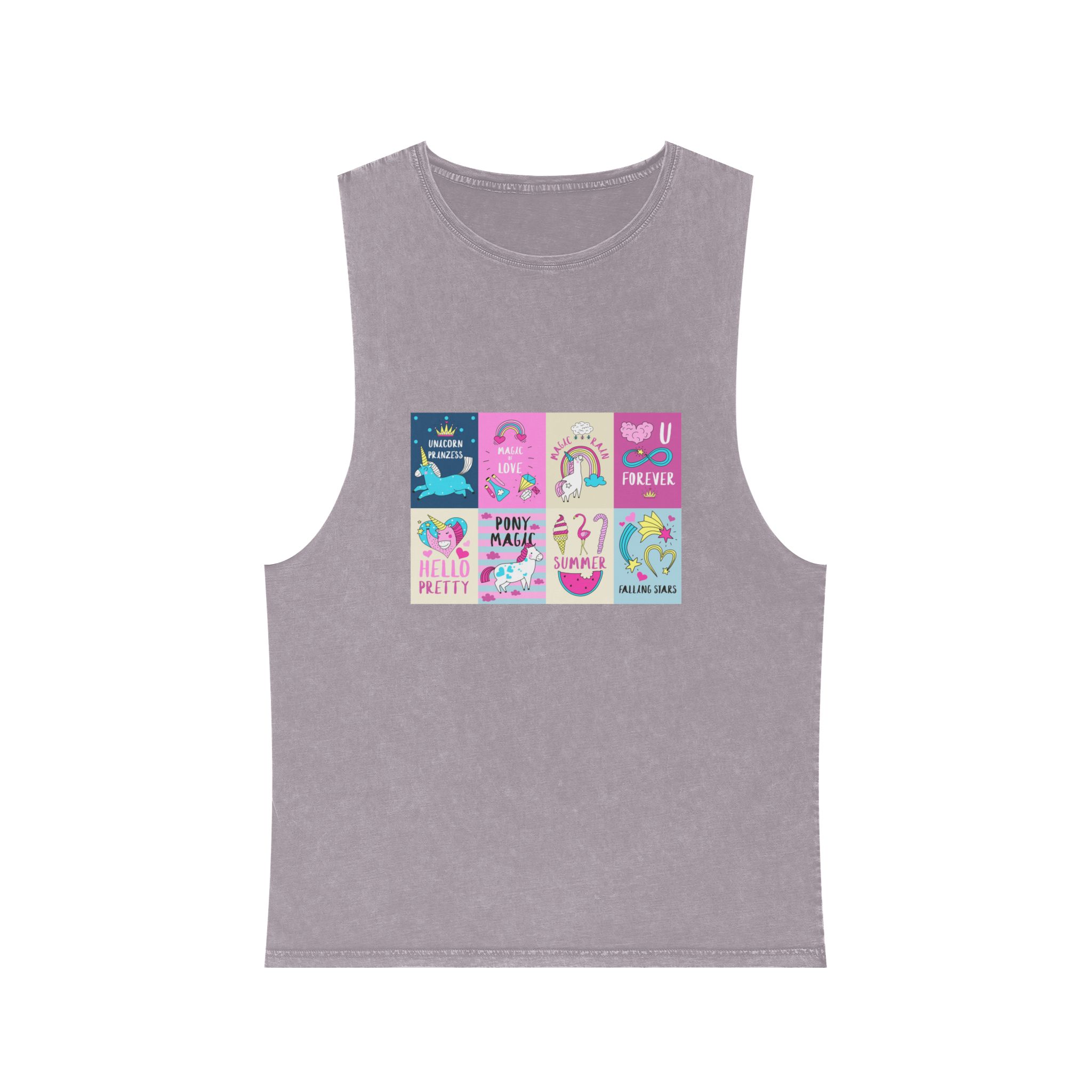 Unicorn V371 Unisex Stonewash Tank Top - Image 17