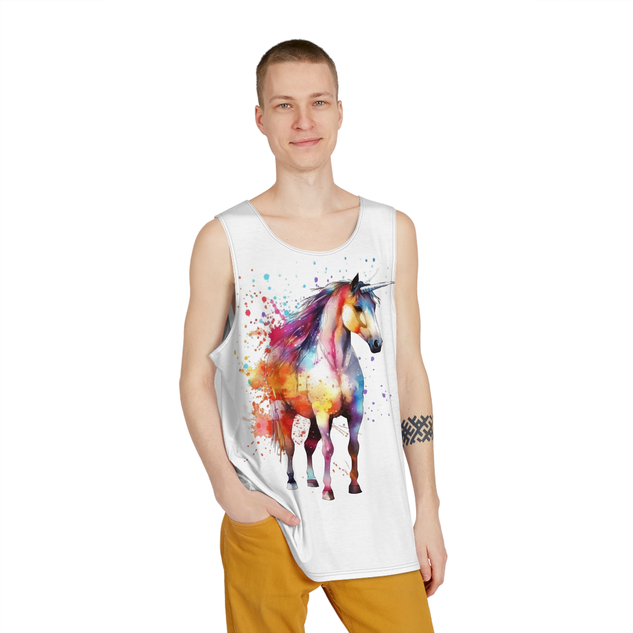 Unicorns 176 Mens Tank Aop - Image 3