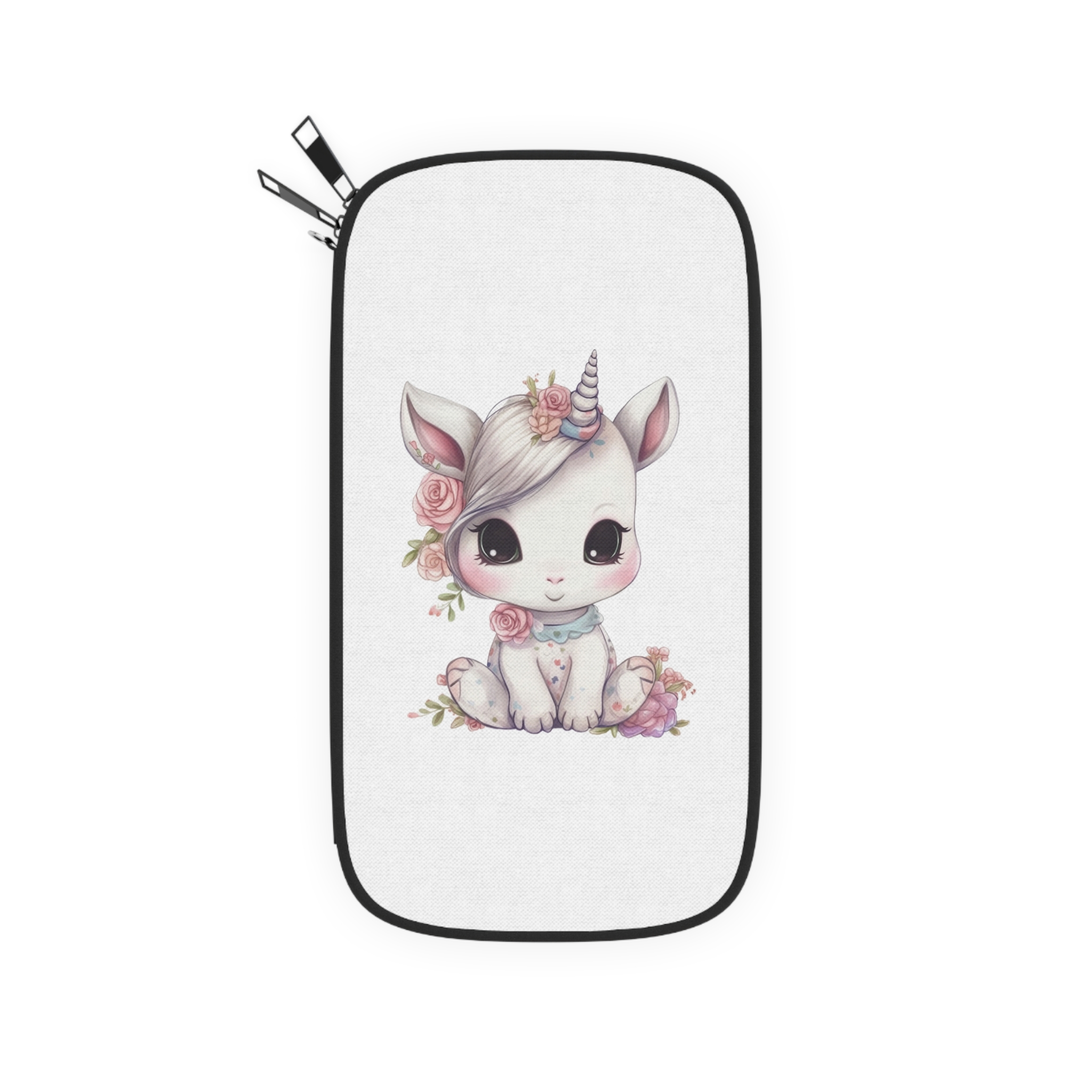 Cute Baby Unicorn Sublimation Passport Wallet - Image 2