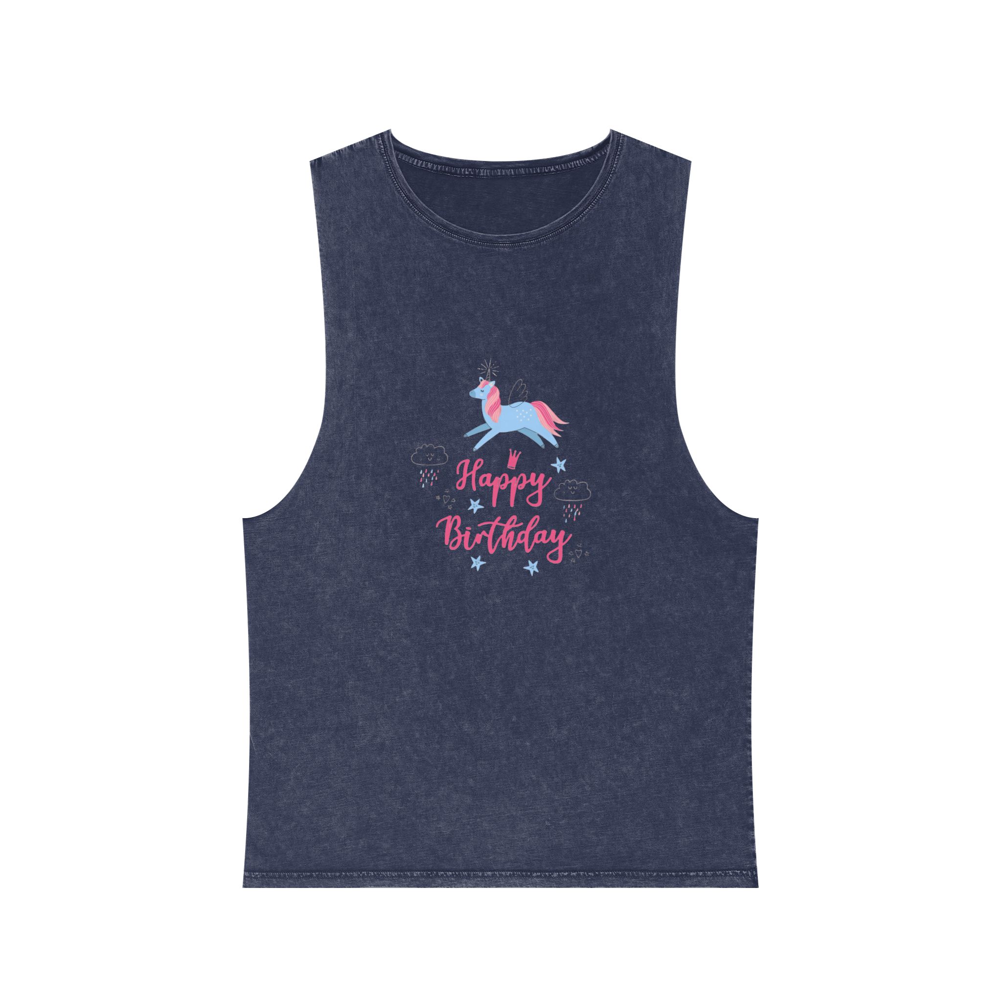 Unicorn V375 Unisex Stonewash Tank Top - Image 13