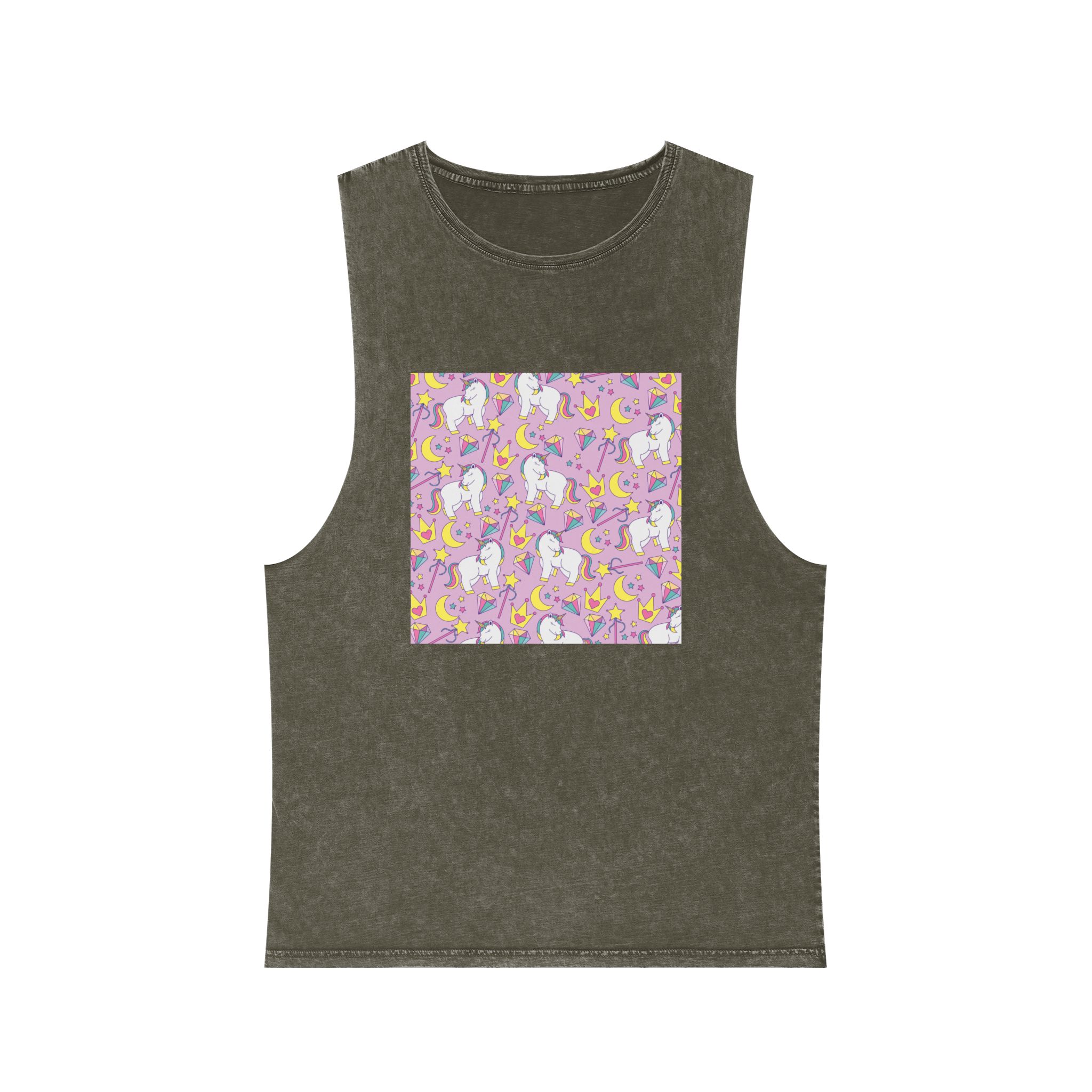 Unicorn V357 Unisex Stonewash Tank Top - Image 5