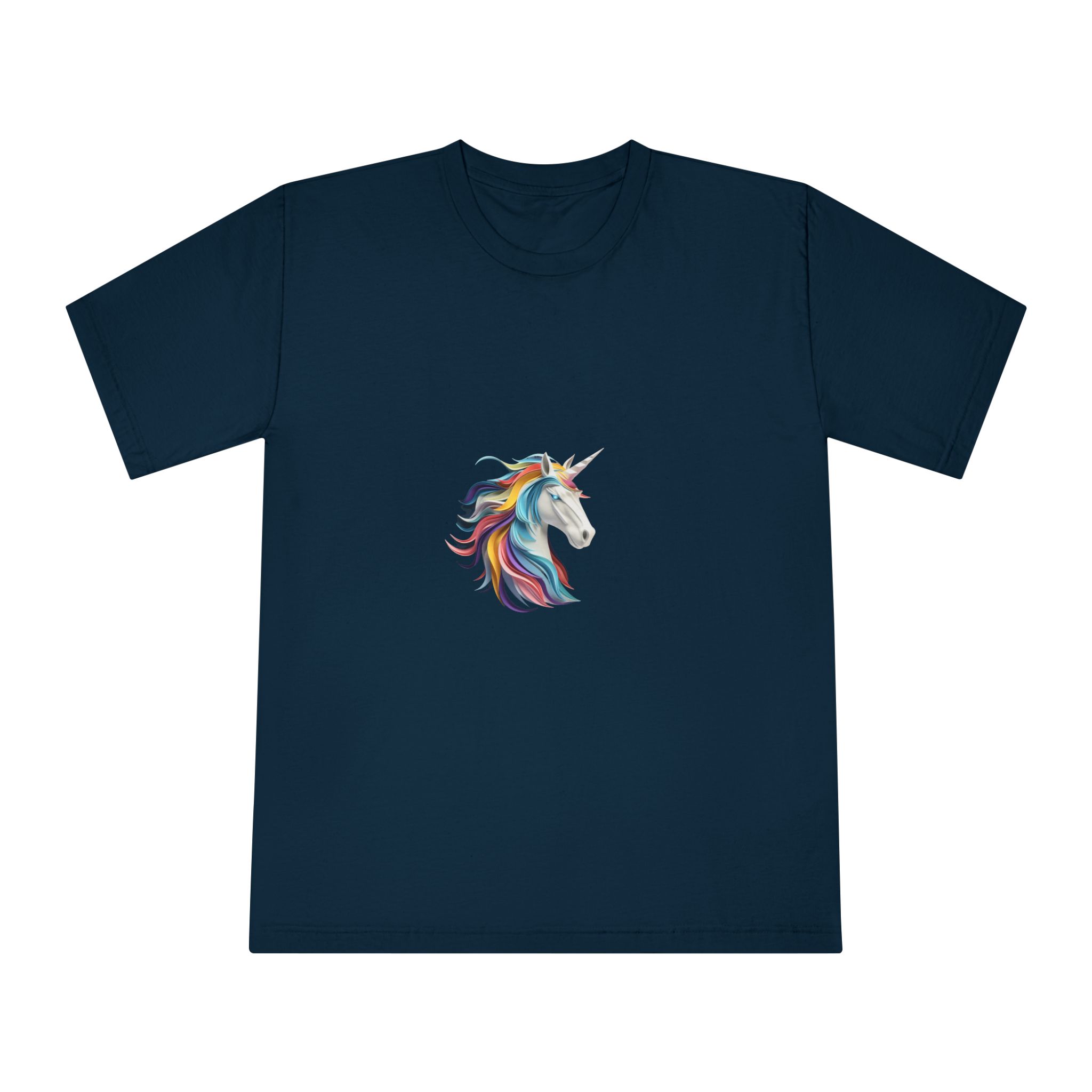Mythical Unicorn Paper Style Fotor Bg Remover 202311048948 Unisex Classic Crewneck T Shirt - Image 17