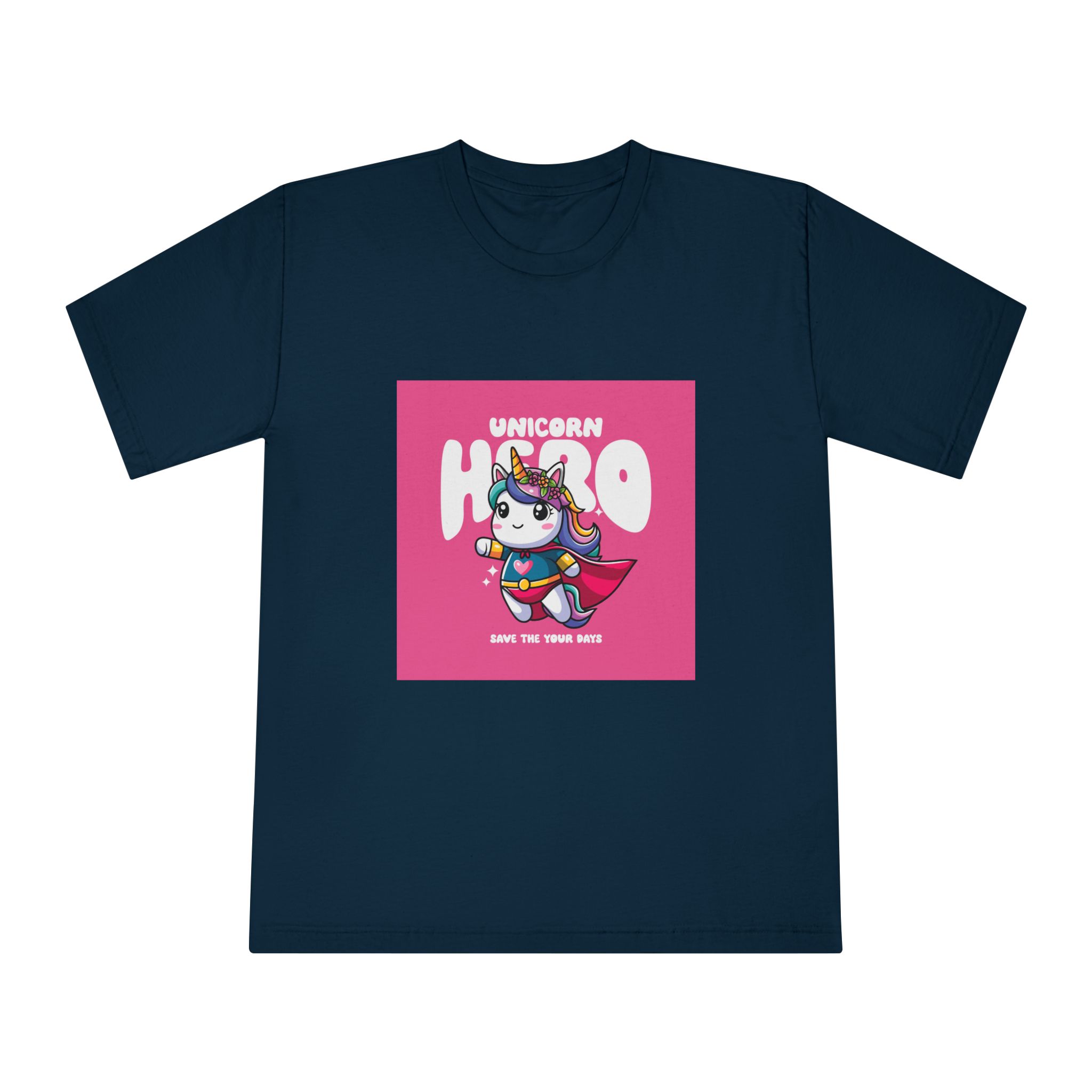 Unicorn Hero Unisex Classic Crewneck T Shirt - Image 17