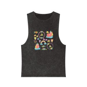Unicorn V365 Unisex Stonewash Tank Top