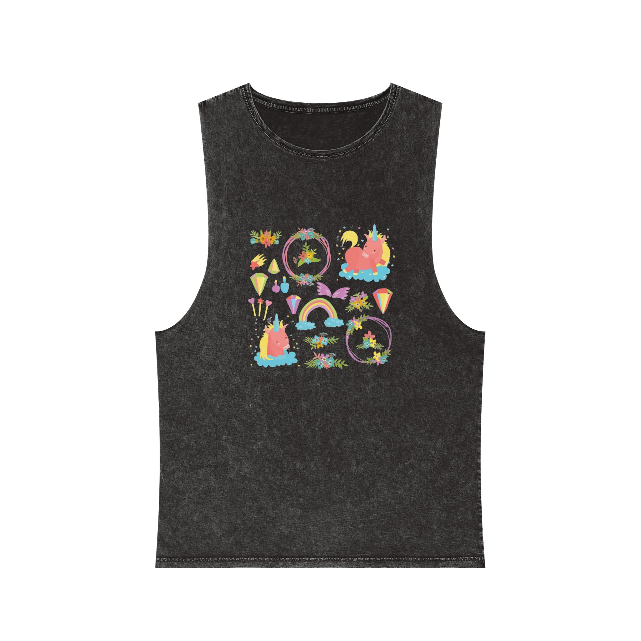Unicorn V365 Unisex Stonewash Tank Top