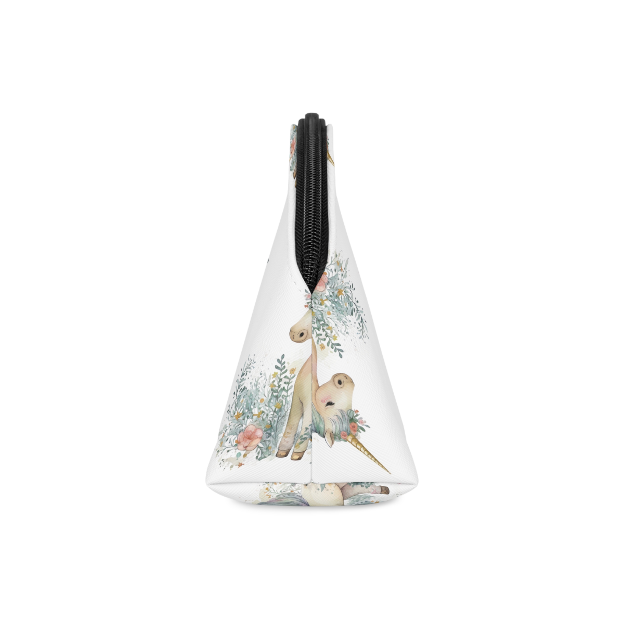 Watercolor Forest Cartoon Isolated Cute Baby Unicorn Animal Illustration Ai Generative Copy Makeup Bag - Image 4