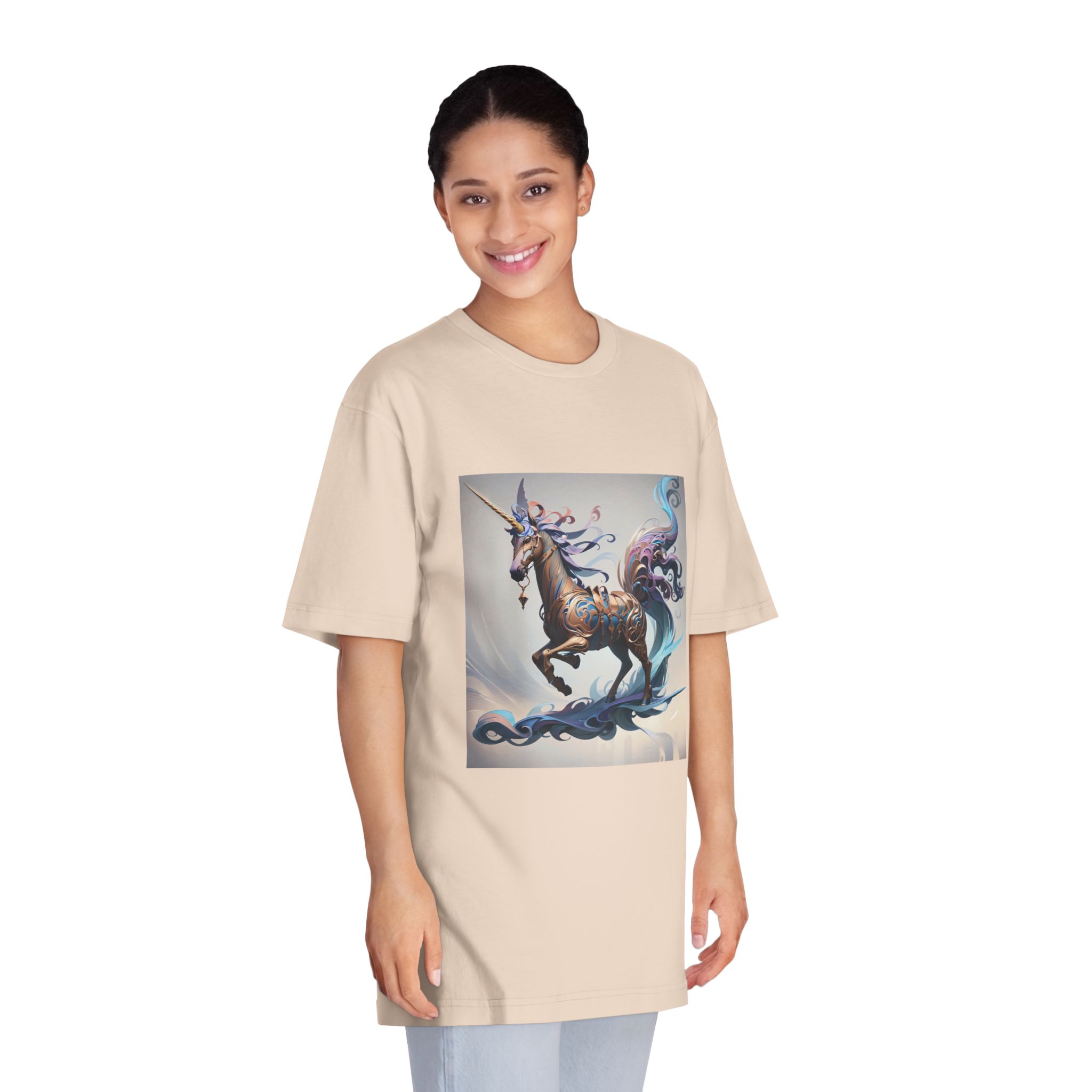Painting Unicorn Unisex Classic Crewneck T Shirt - Image 11