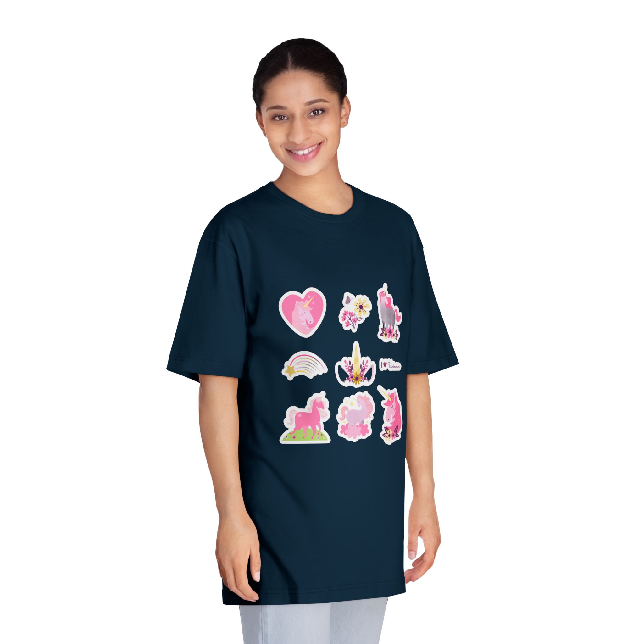 Unicorn V867 Unisex Classic Crewneck T Shirt - Image 19