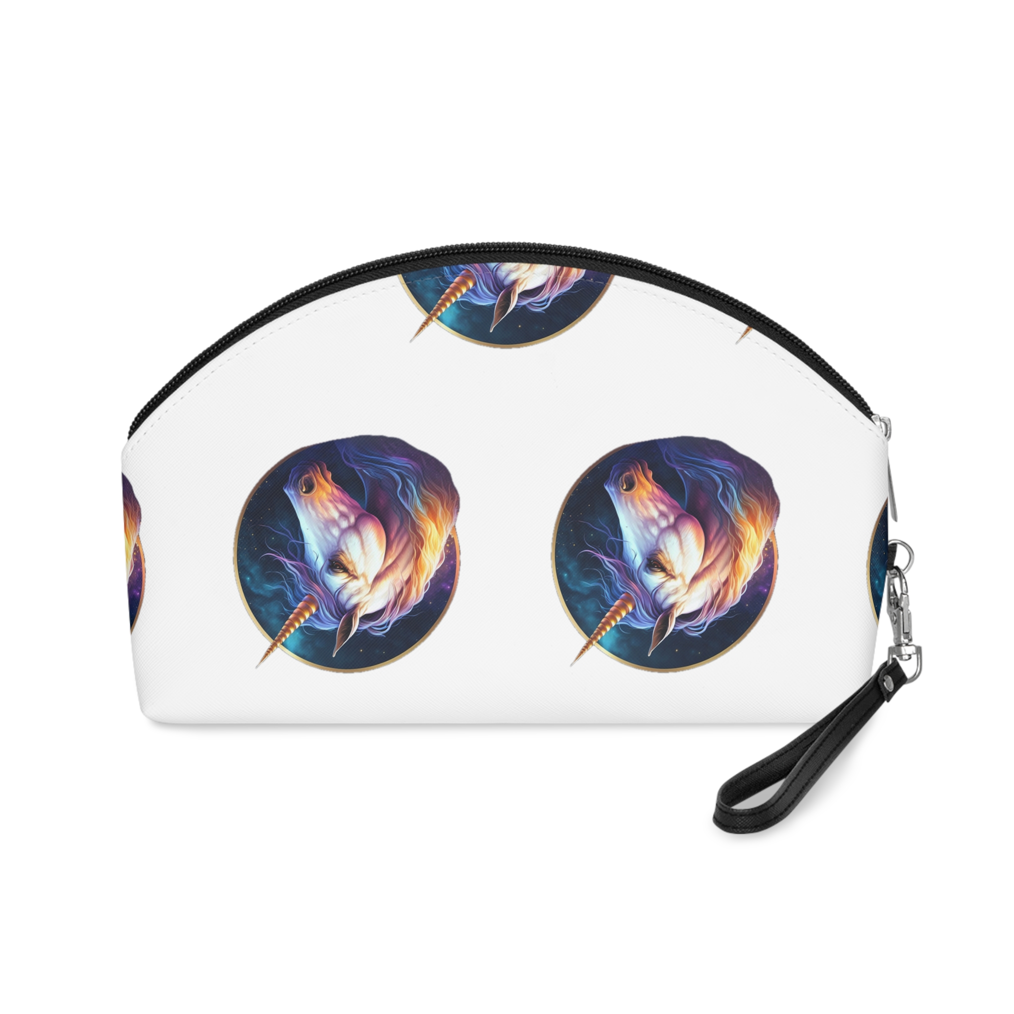 Adorable Colorful Unicorn (1) Makeup Bag - Image 2