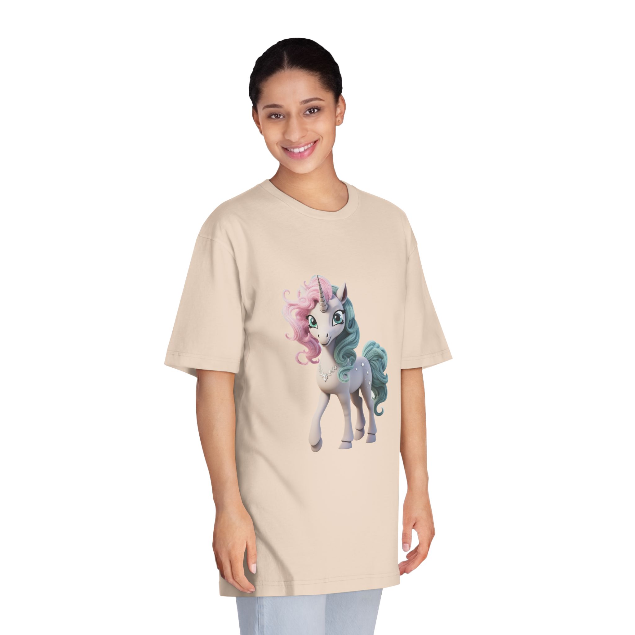 Animated Unicorn Children (1) Fotor Bg Remover 2023110475446 Unisex Classic Crewneck T Shirt - Image 11