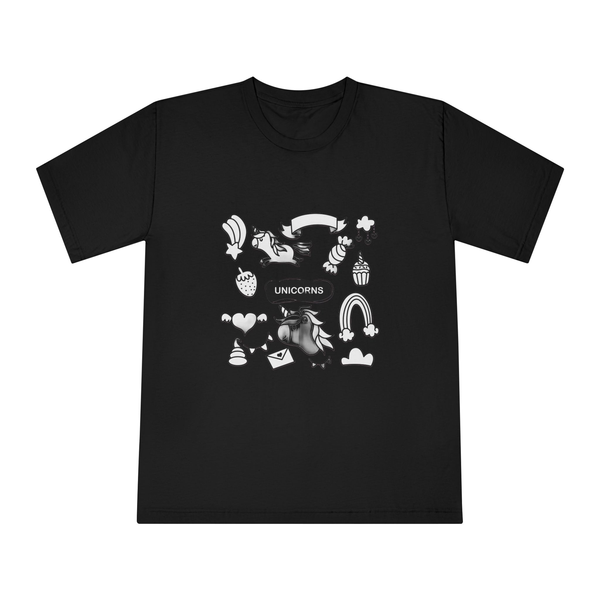 Unicorn V837 Unisex Classic Crewneck T Shirt - Image 5