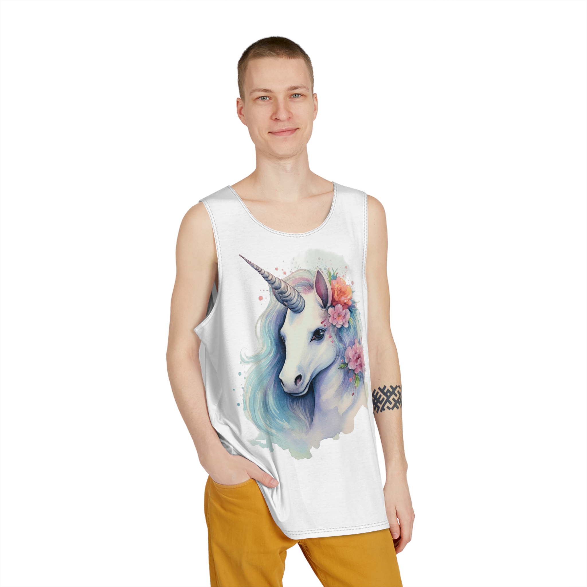 Unicorns 365 Mens Tank Aop - Image 3