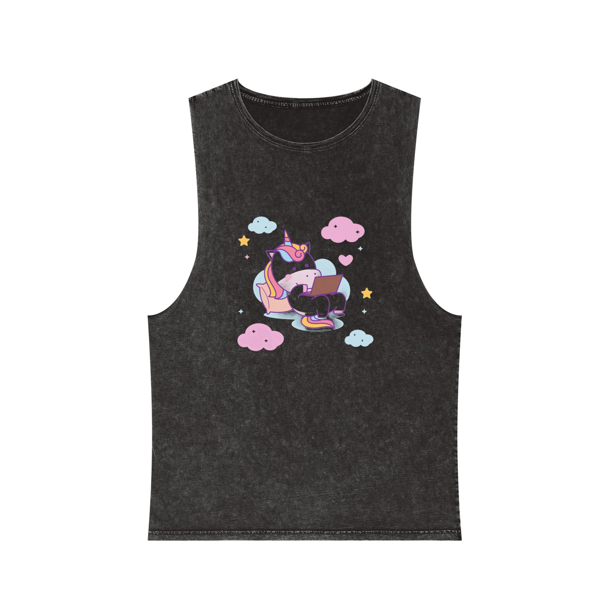 Unicorn V373 Unisex Stonewash Tank Top