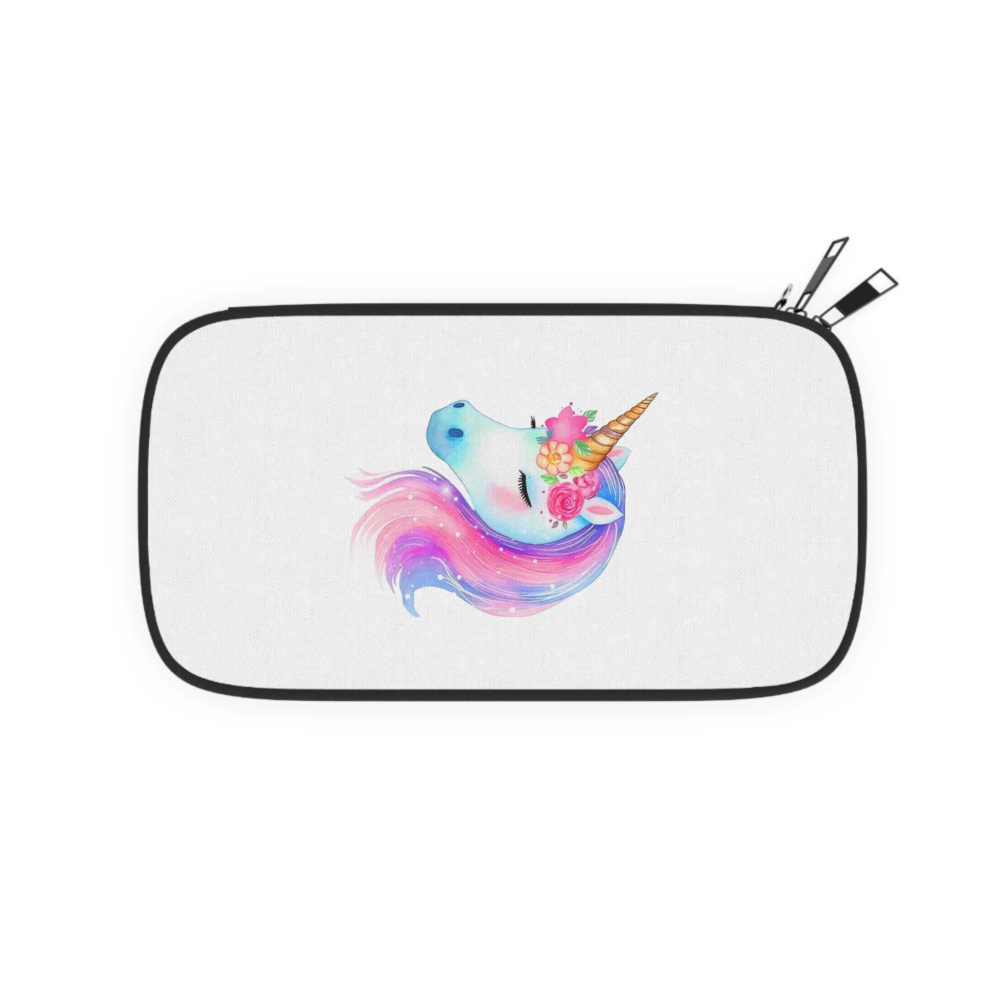 Cute Unicorn Watercolor Hand Painted 01 Passport Wallet