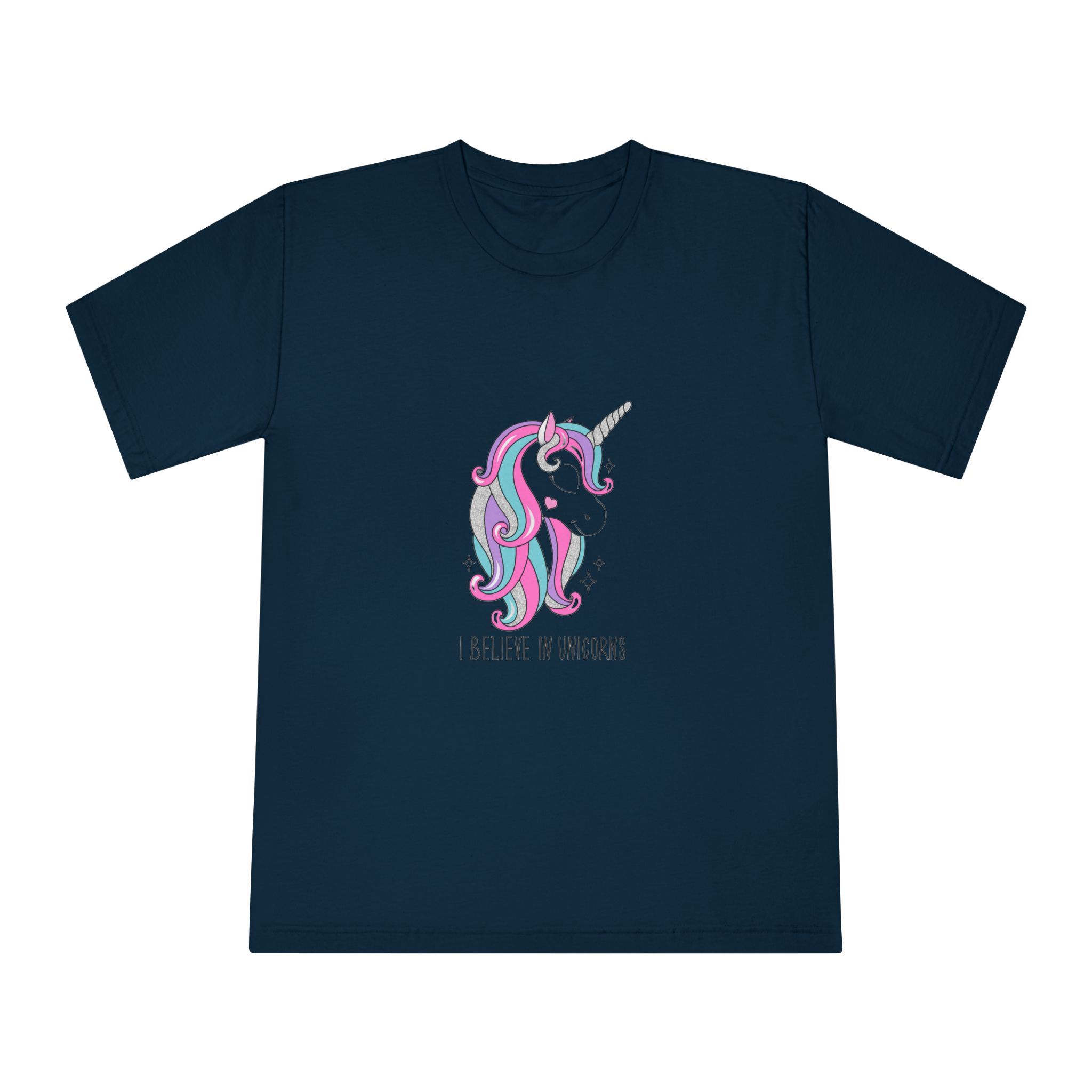 I Belive In Unicorns Copia Unisex Classic Crewneck T Shirt - Image 17