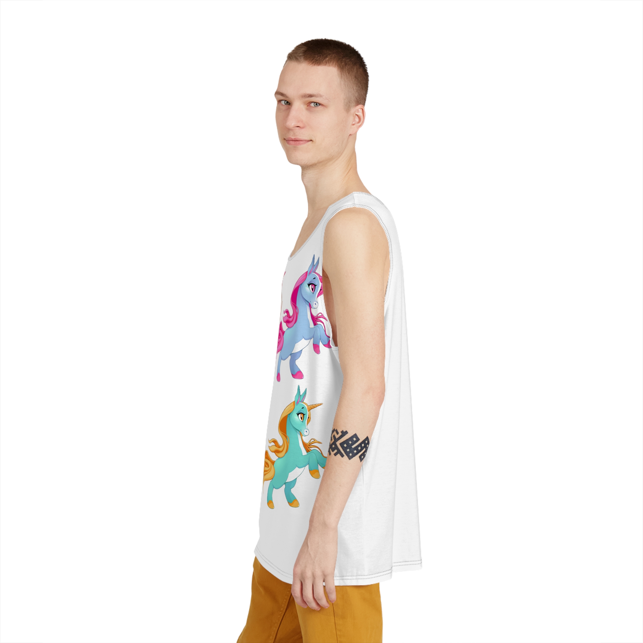 Unicorn V617 Mens Tank Aop