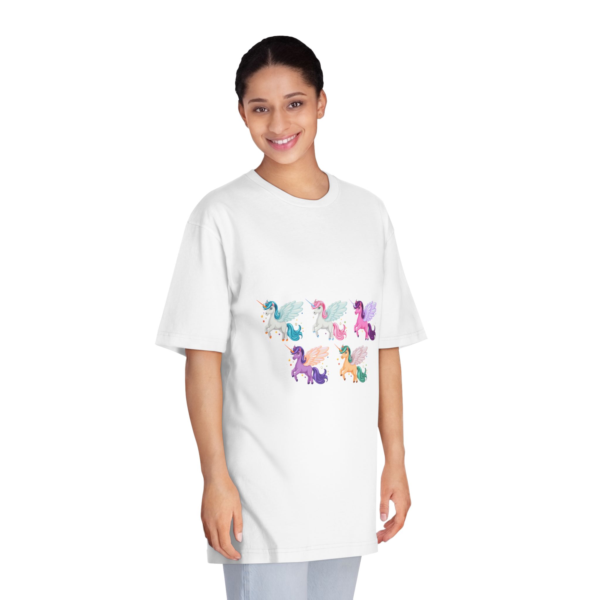 Unicorns 426 Unisex Classic Crewneck T Shirt - Image 3