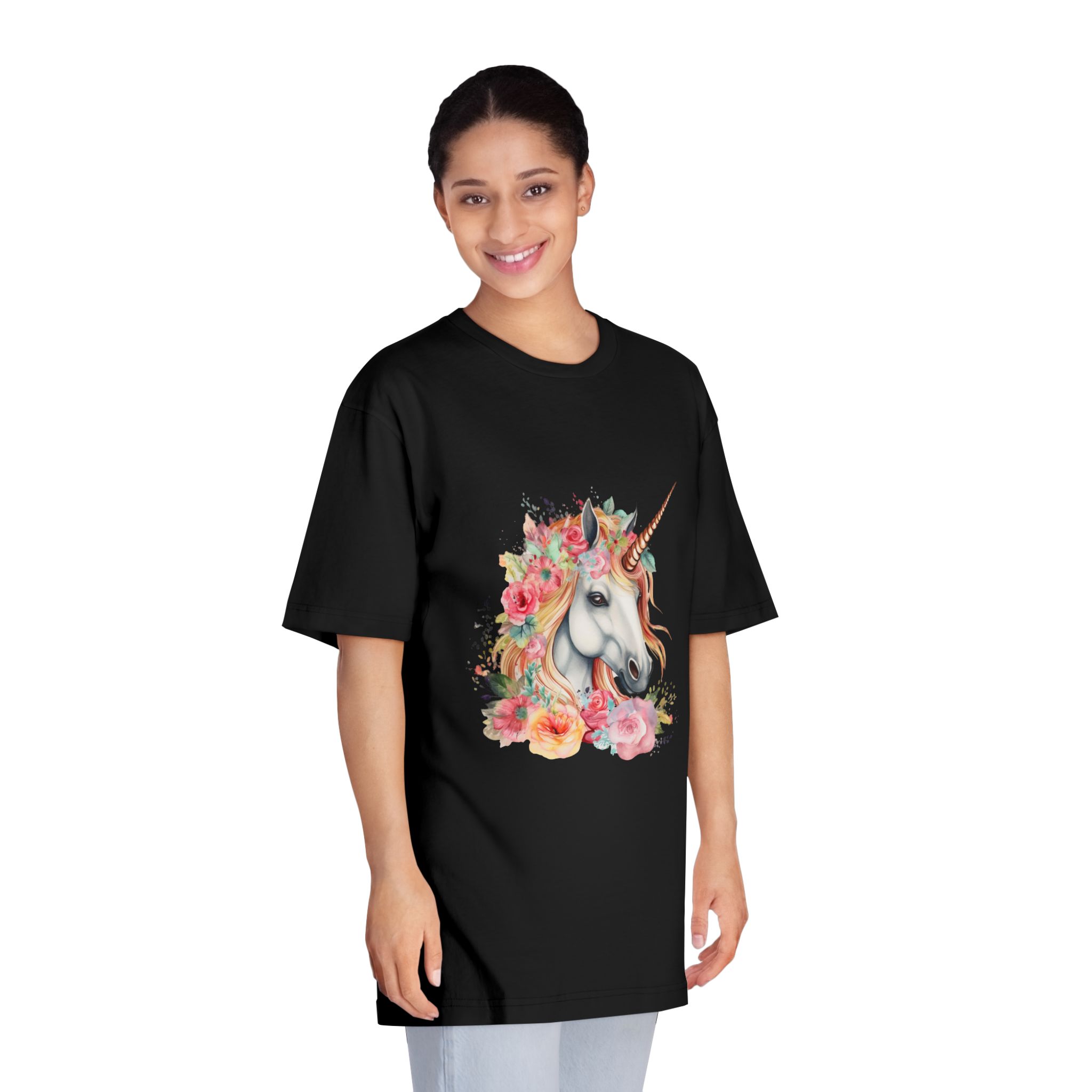 Unicorns 385 Unisex Classic Crewneck T Shirt - Image 7