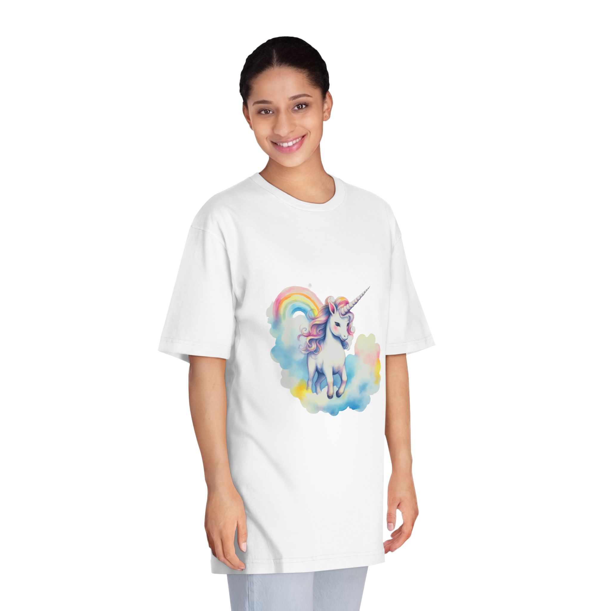 Unicorns 358 Unisex Classic Crewneck T Shirt - Image 3