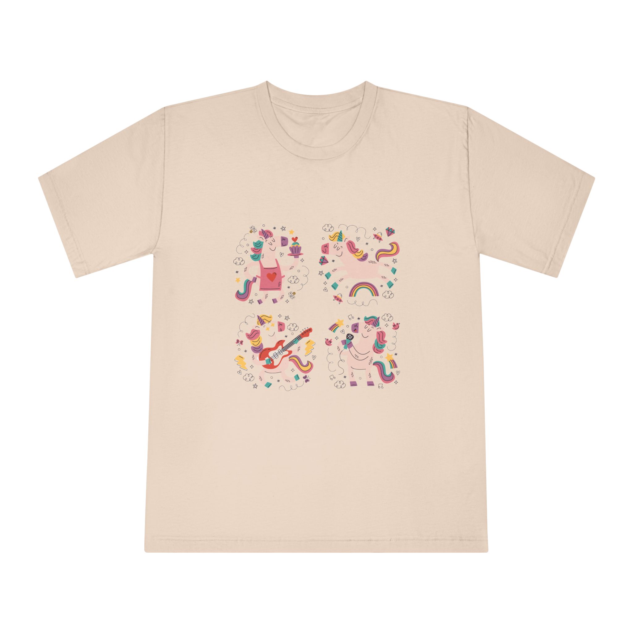 Unicorn V842 Unisex Classic Crewneck T Shirt - Image 9