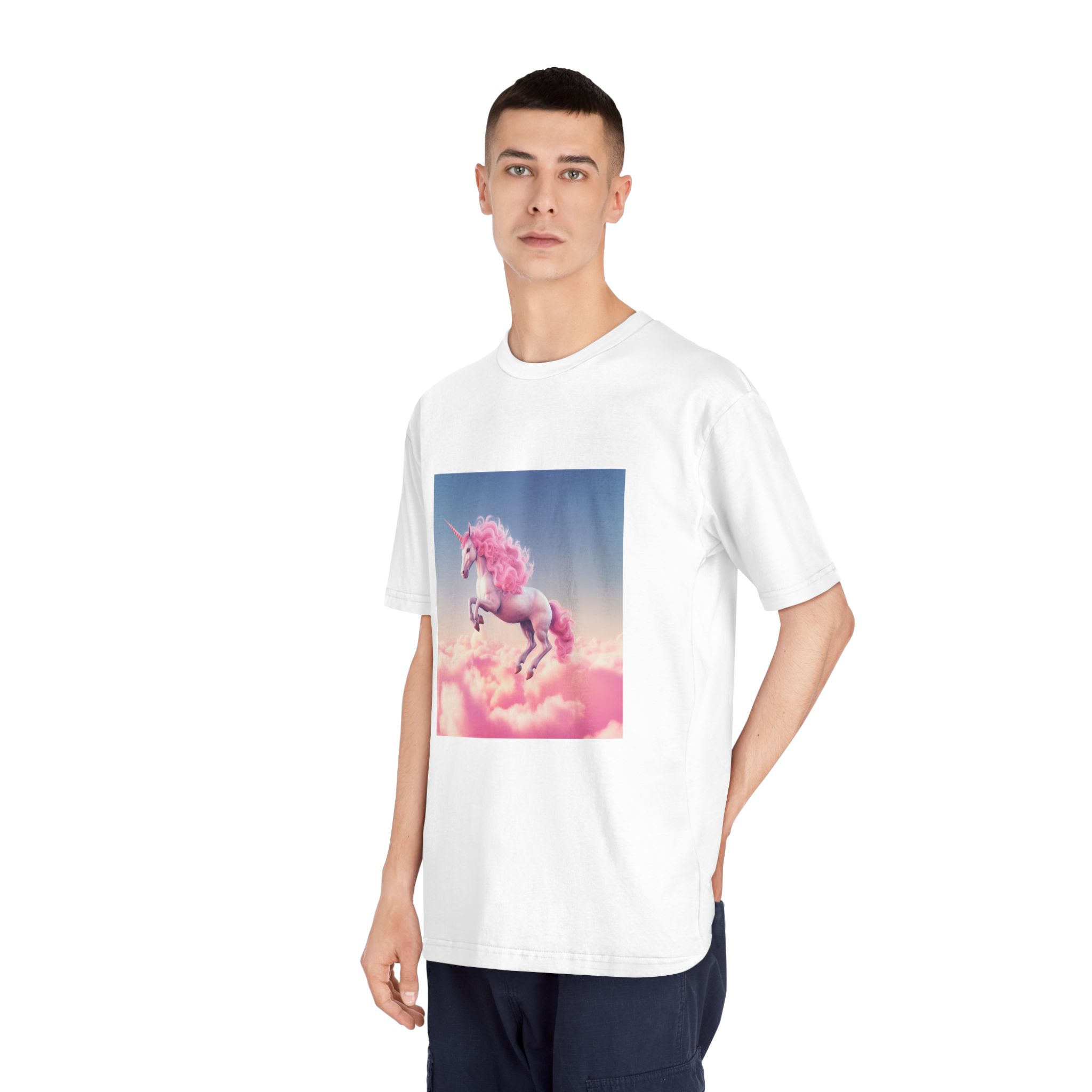 Magical Mythical Unicorn Creature 3 Unisex Classic Crewneck T Shirt - Image 4