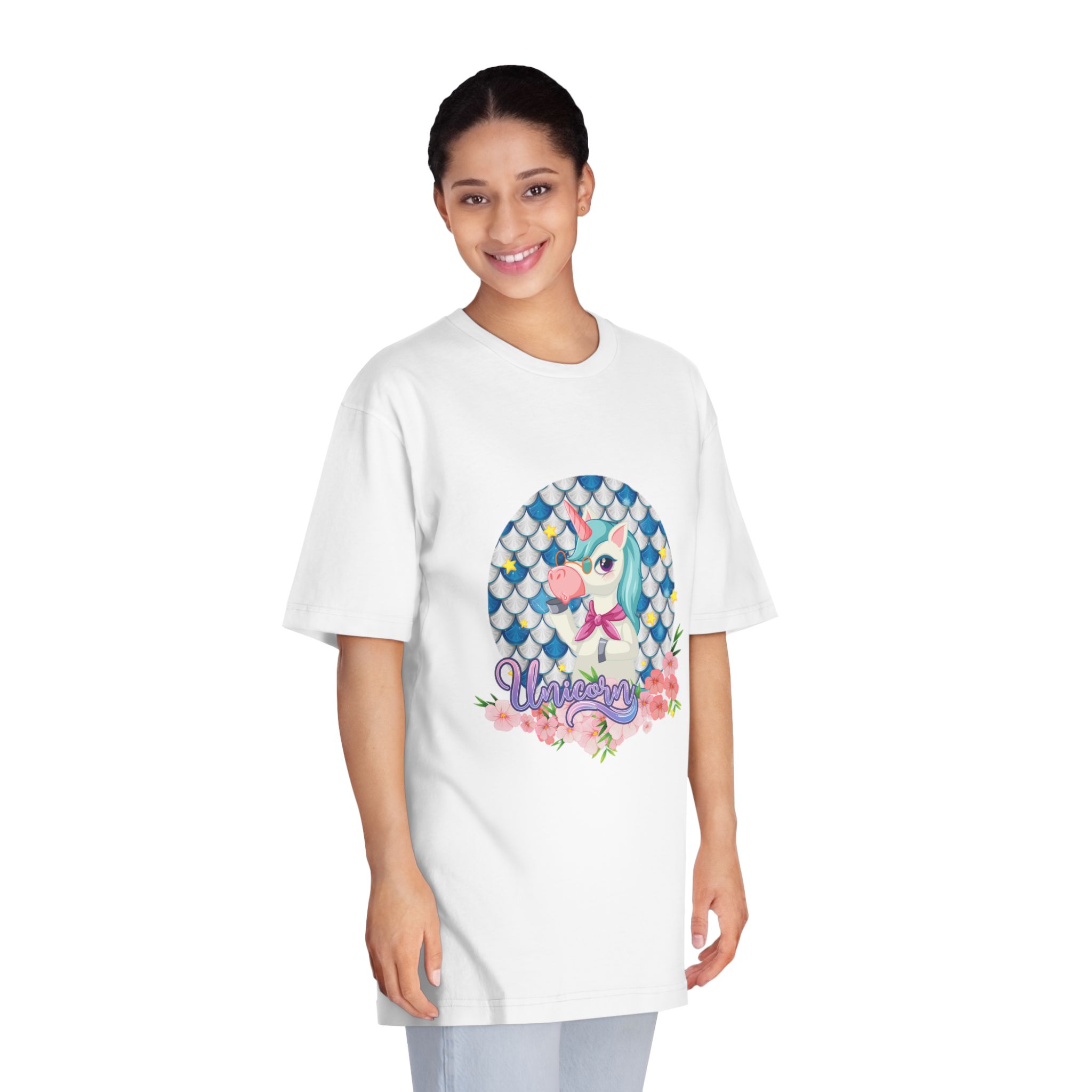 Unicorn V656 Unisex Classic Crewneck T Shirt - Image 3